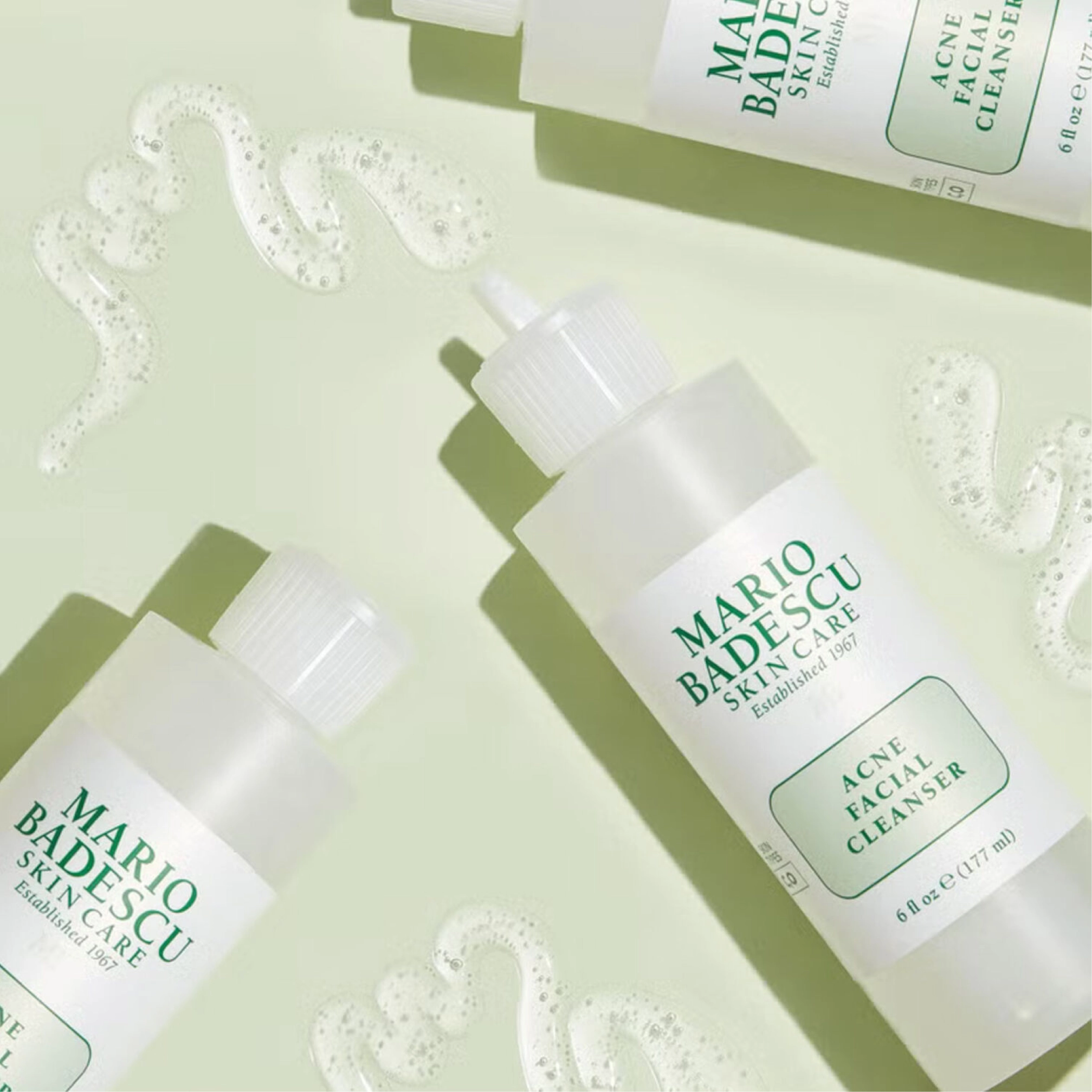 Гель для вмивання з саліциловою кислотою проти висипань Acne Facial Cleanser MARIO BADESCU Обʼєм 177 мл — фото 6
