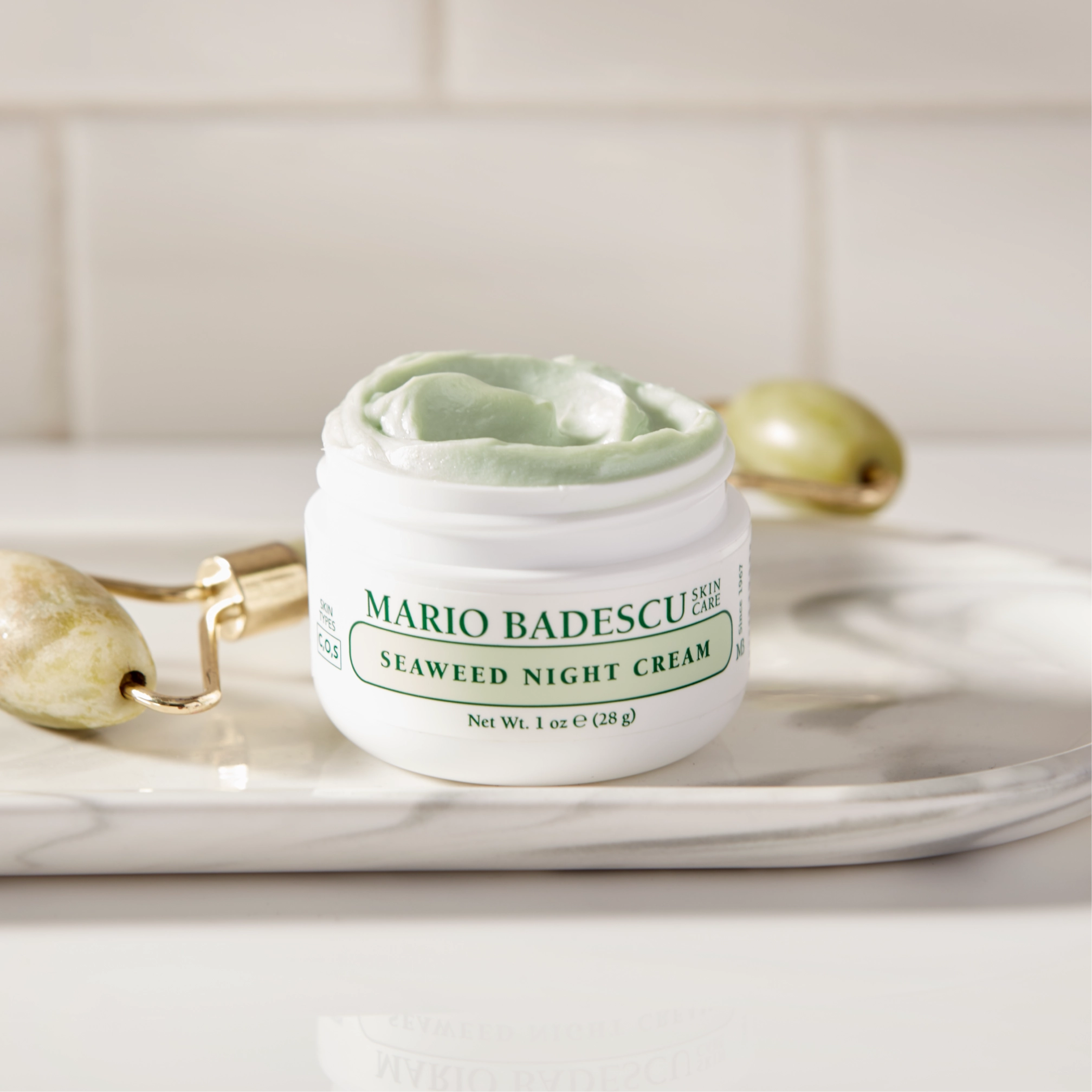 Нічний крем для обличчя з морськими водоростями Seaweed Night Cream MARIO BADESCU Вага 28 г — фото 6