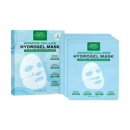 Набір гідрогелевих масок для обличчя з колагеном Advanced Collagen Hydrogel Sheet Masks mario-badescu