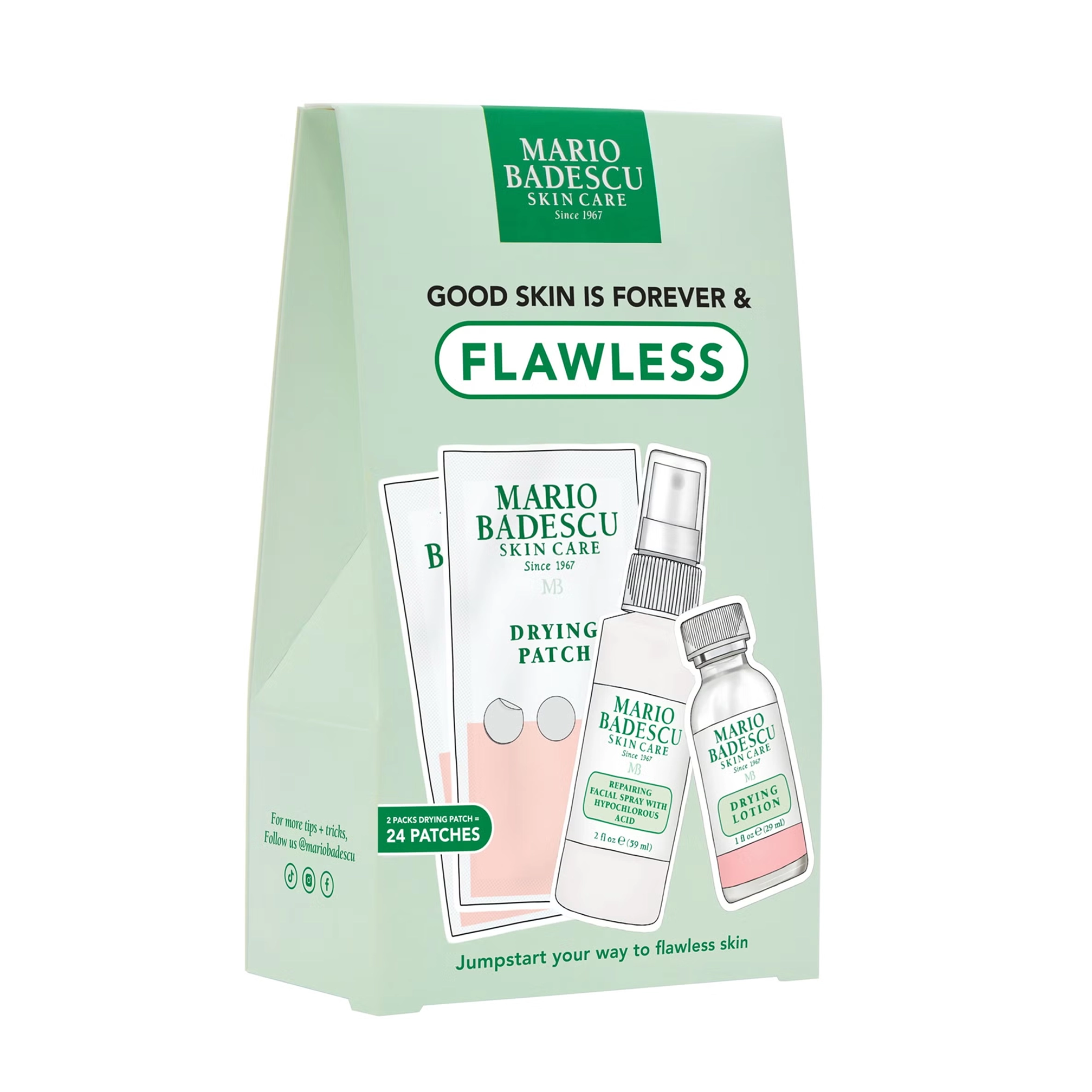 Набір для комплексного догляду за шкірою, схильною до висипань Good Skin Is Forever & Flawless Set MARIO BADESCU — фото 8