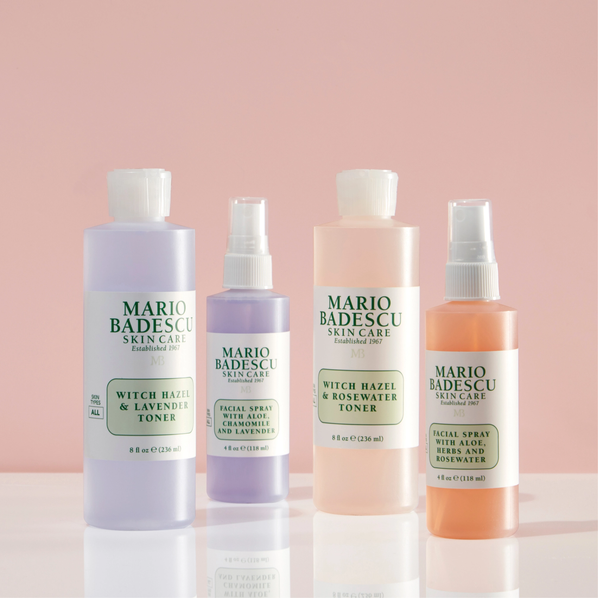 Тонер для звуження пор із гамамелісом та трояндовою водою Witch Hazel & Rosewater Toner MARIO BADESCU Обʼєм 236 мл — фото 8