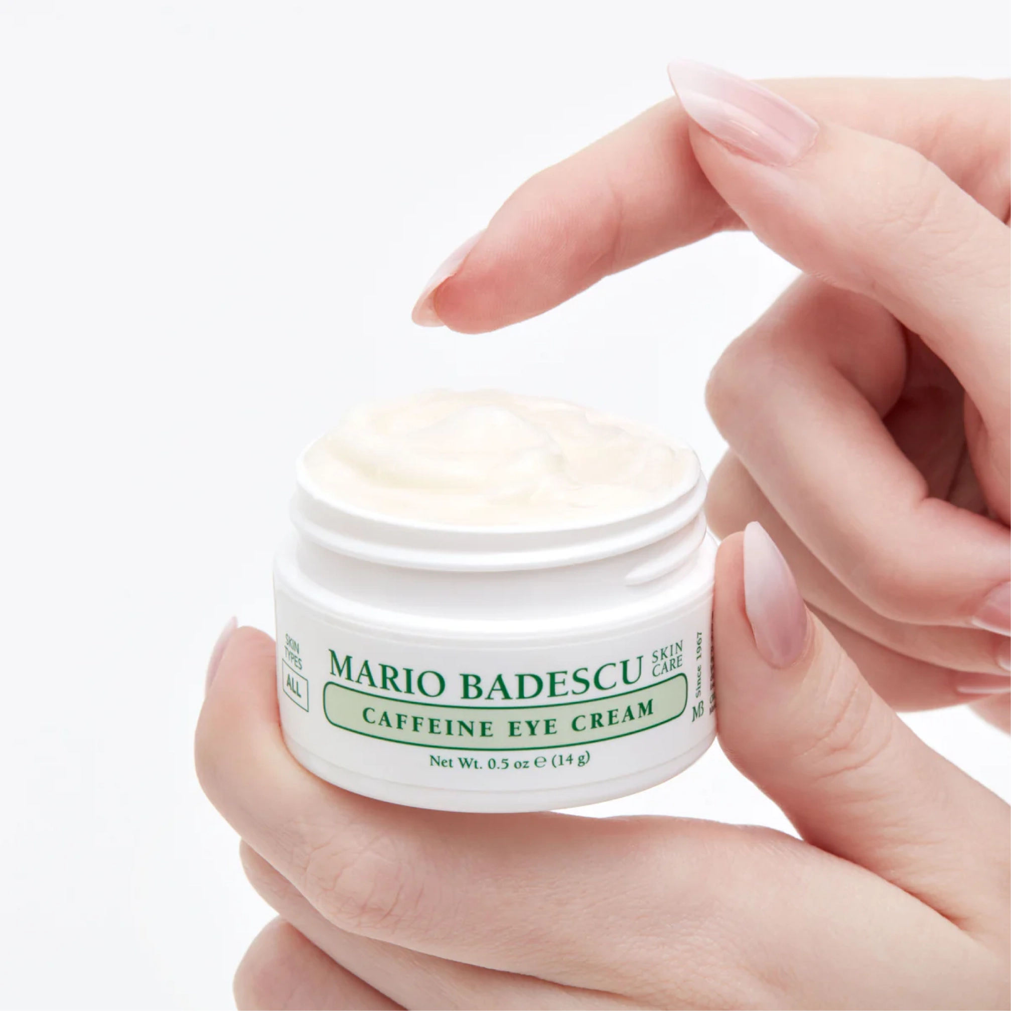 Крем для шкіри навколо очей проти набряків Caffeine Eye Cream MARIO BADESCU Вага 14 г — фото 3