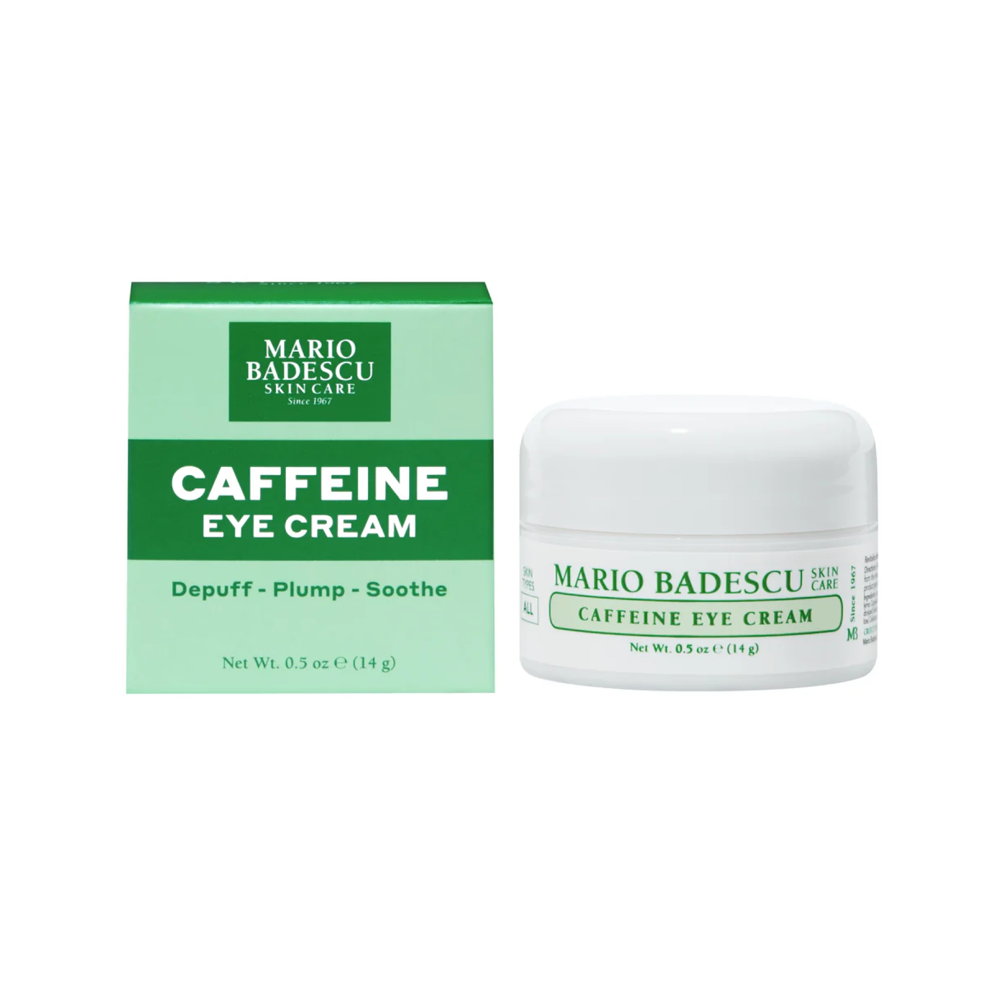 Крем для шкіри навколо очей проти набряків Caffeine Eye Cream MARIO BADESCU Вага 14 г — фото 8