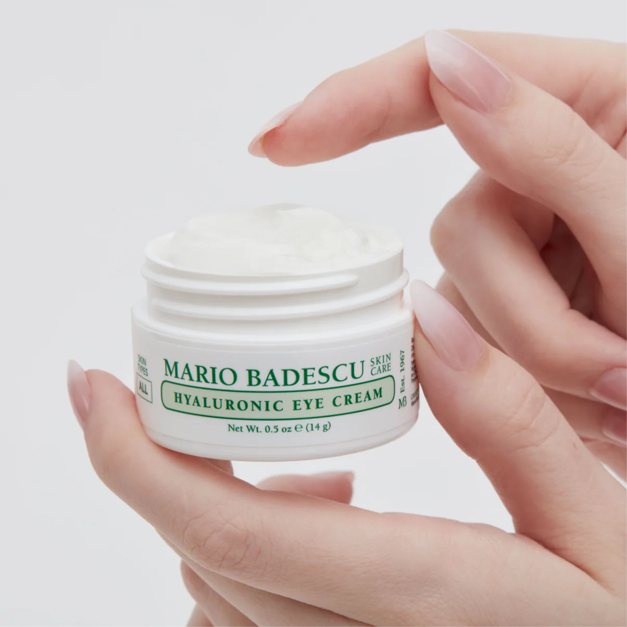 Зволожувальний крем для шкіри навколо очей Hyaluronic Eye Cream MARIO BADESCU Вага 14 г — фото 3