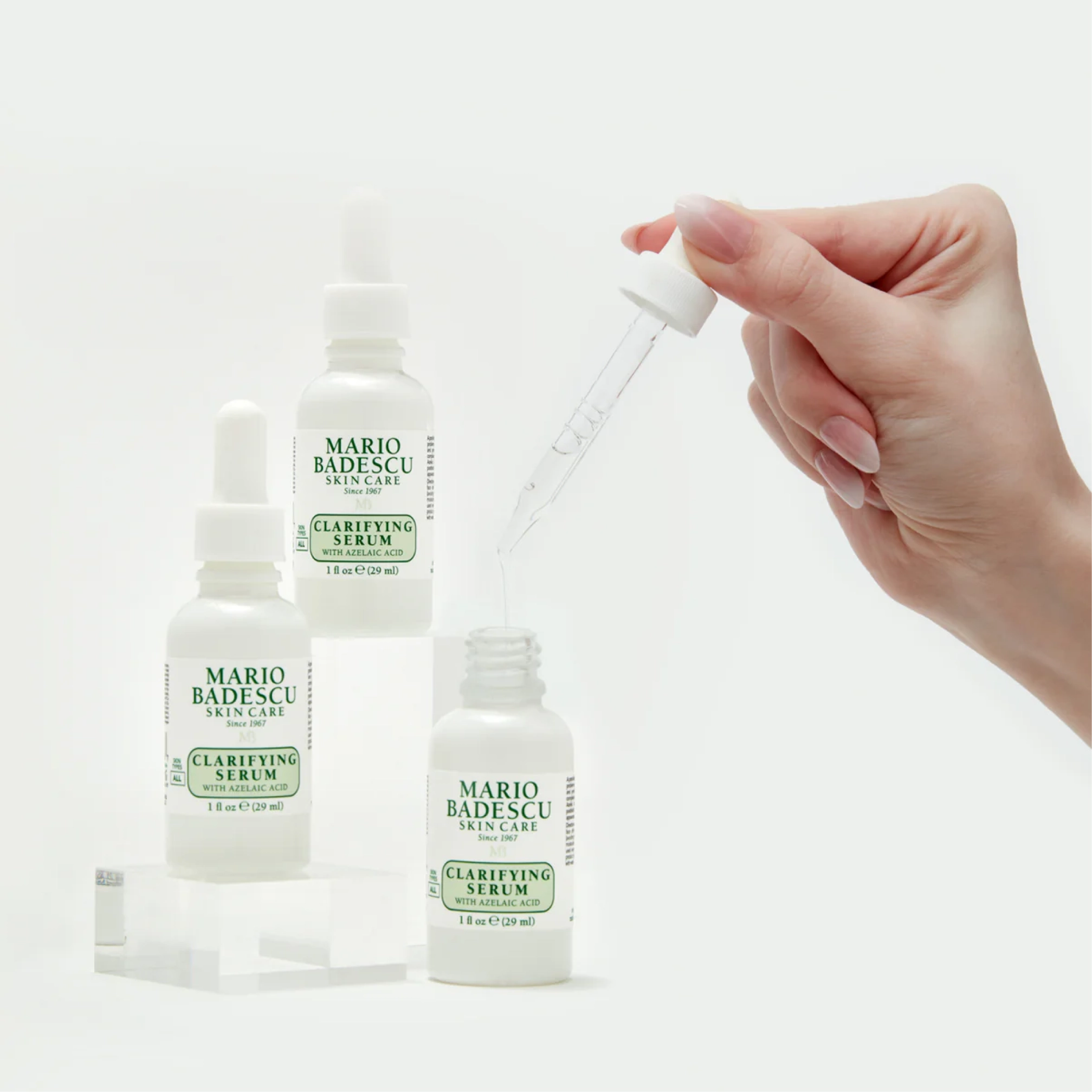 Сироватка з азелаїновою кислотою проти висипань Clarifying Serum with Azelaic Acid MARIO BADESCU Обʼєм 29 мл — фото 3