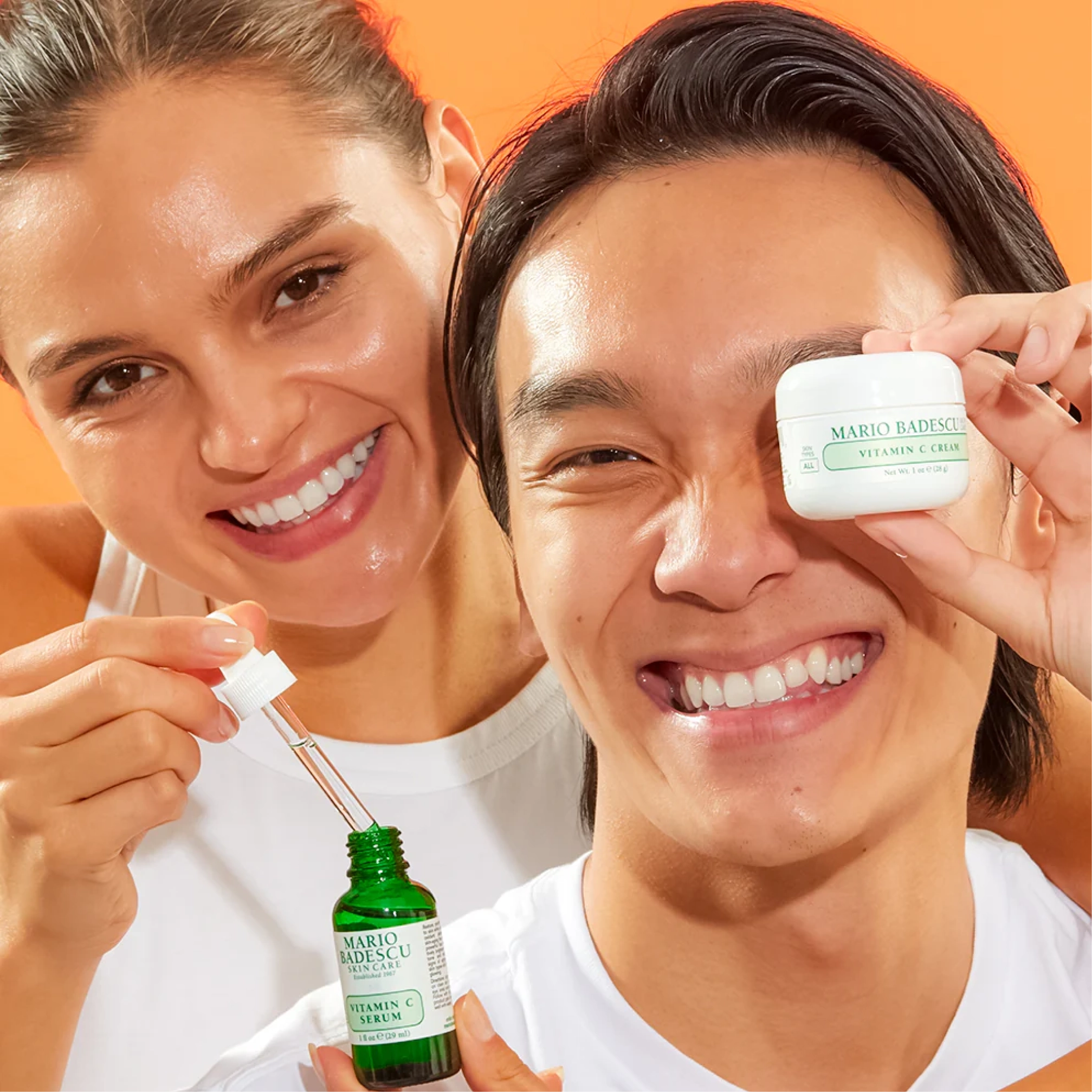 Освітлювальний крем для обличчя з 10% вітаміну C Vitamin C Cream MARIO BADESCU Вага 28 г — фото 6