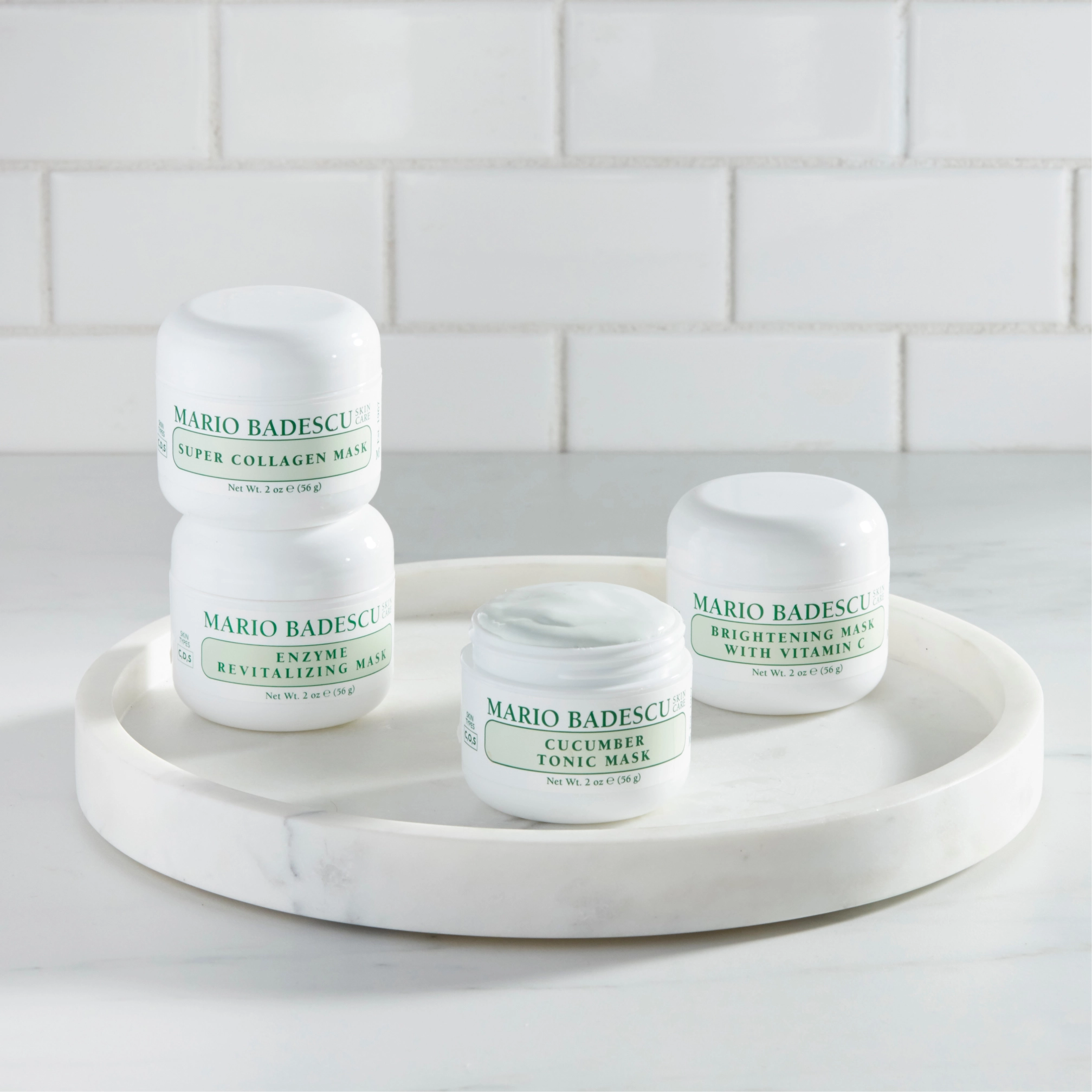 Освітлювальна маска для обличчя з вітаміном C Brightening Mask with Vitamin C MARIO BADESCU Вага 56 г — фото 8