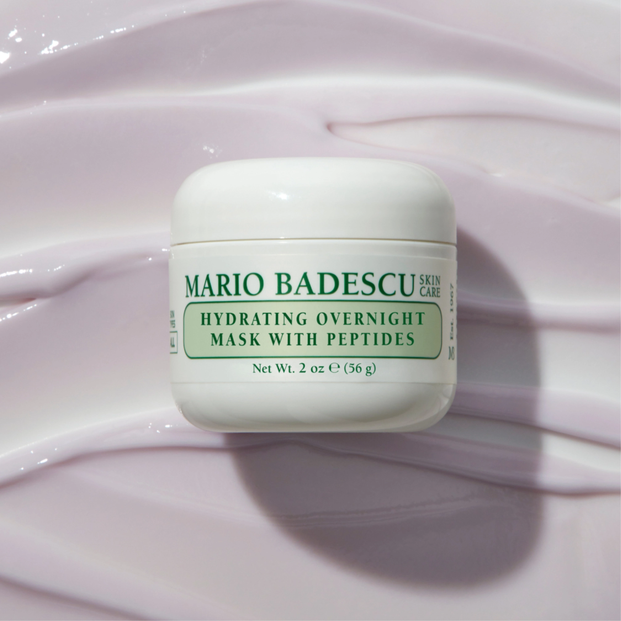 Нічна зволожувальна маска для обличчя з пептидами Hydrating Overnight Mask with Peptides MARIO BADESCU Вага 56 г — фото 8