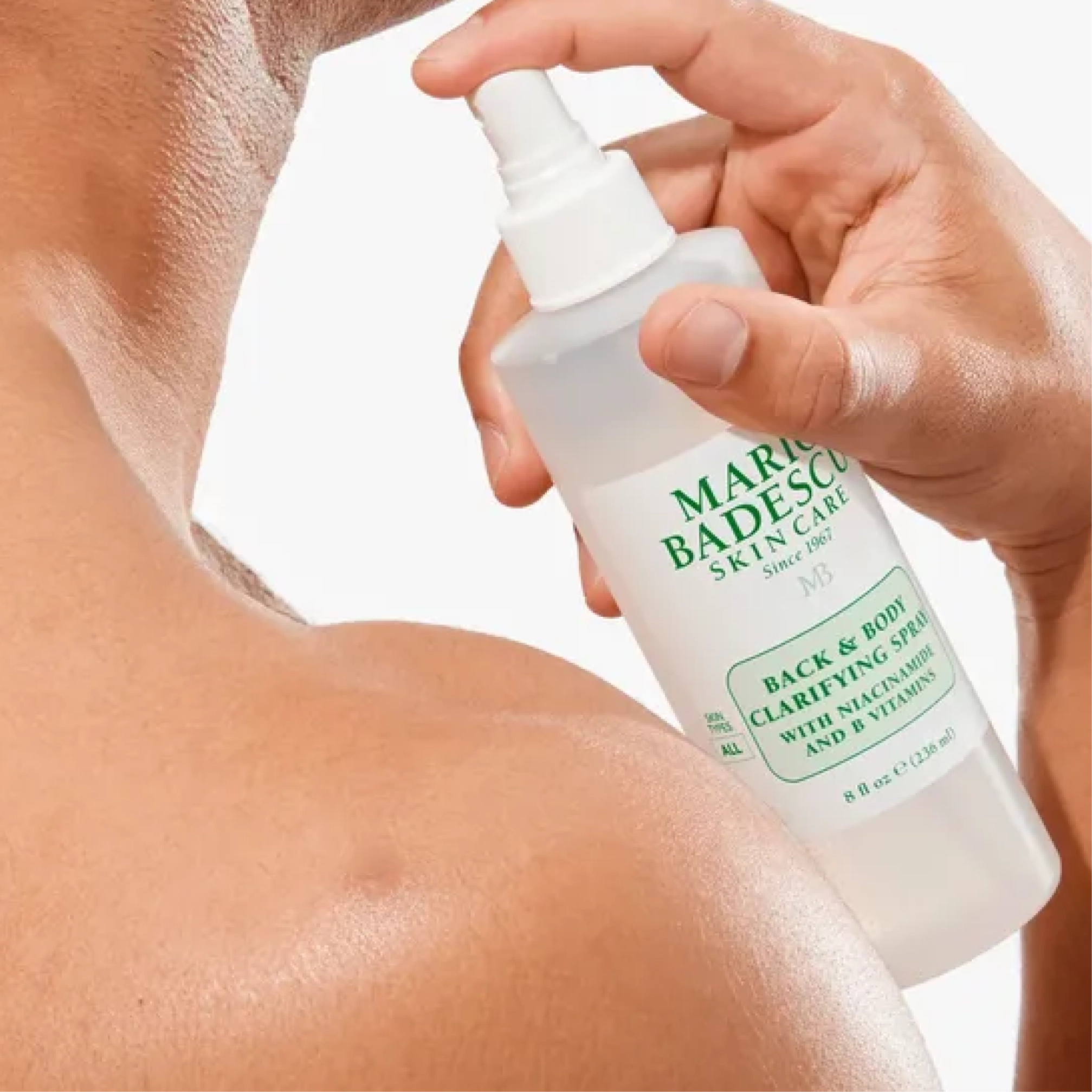 Спрей для тіла проти висипань Back & Body Clarifying Spray MARIO BADESCU Обʼєм 236 мл — фото 6