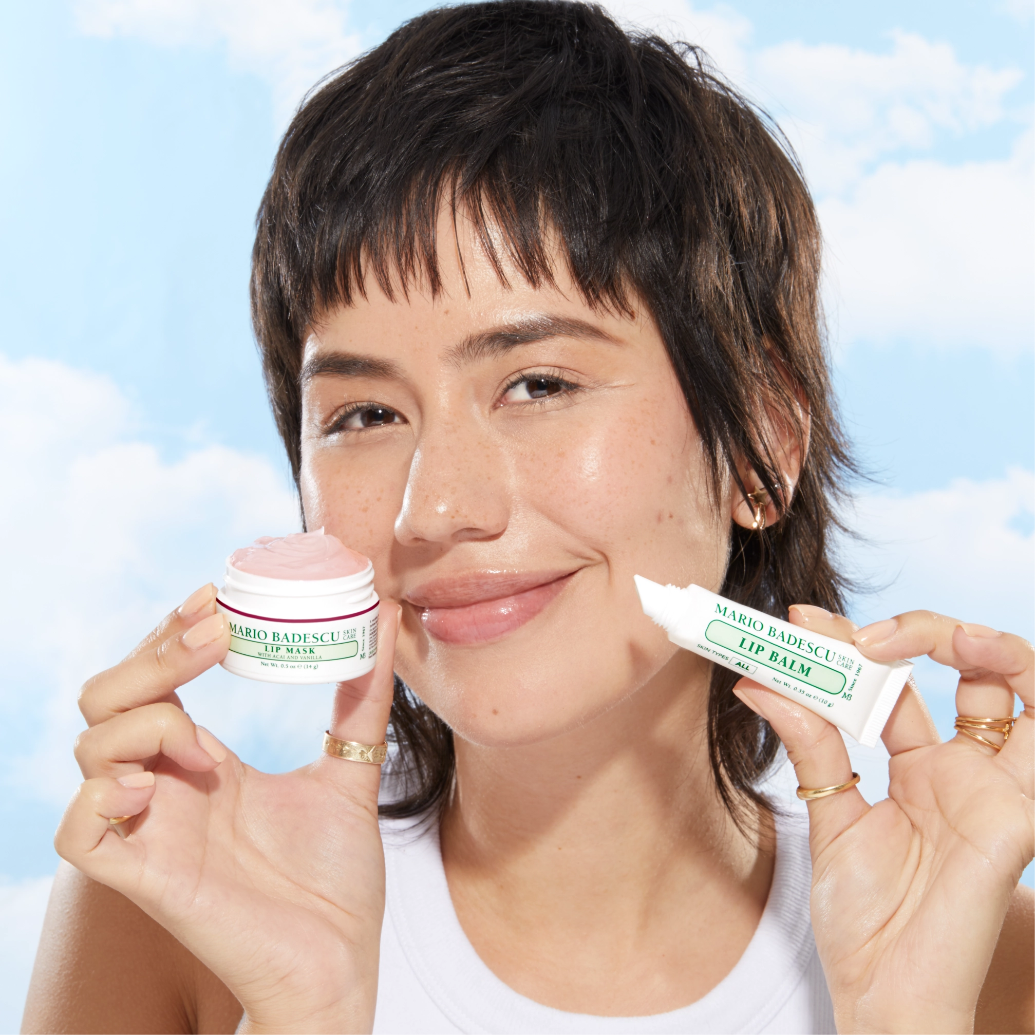 Нічна маска для губ з ароматом асаї та ванілі Lip Mask MARIO BADESCU Відтінок Acai and Vanilla — фото 6