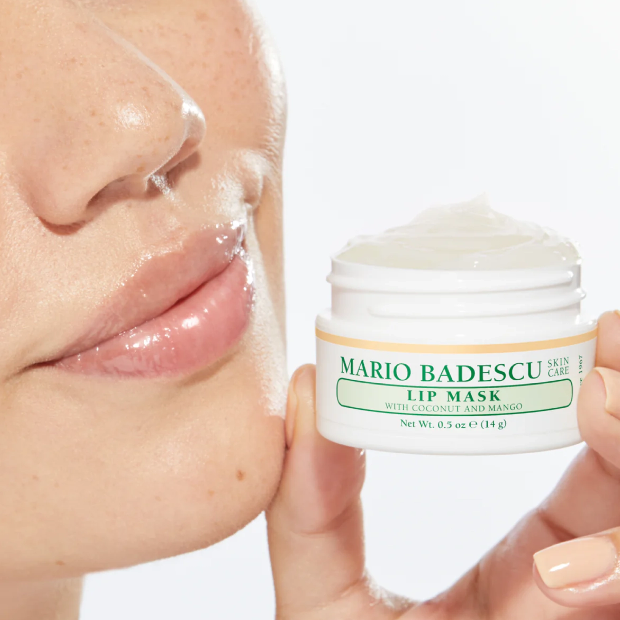 Нічна маска для губ з ароматом кокоса та манго Lip Mask MARIO BADESCU Відтінок Coconut and Mango — фото 4