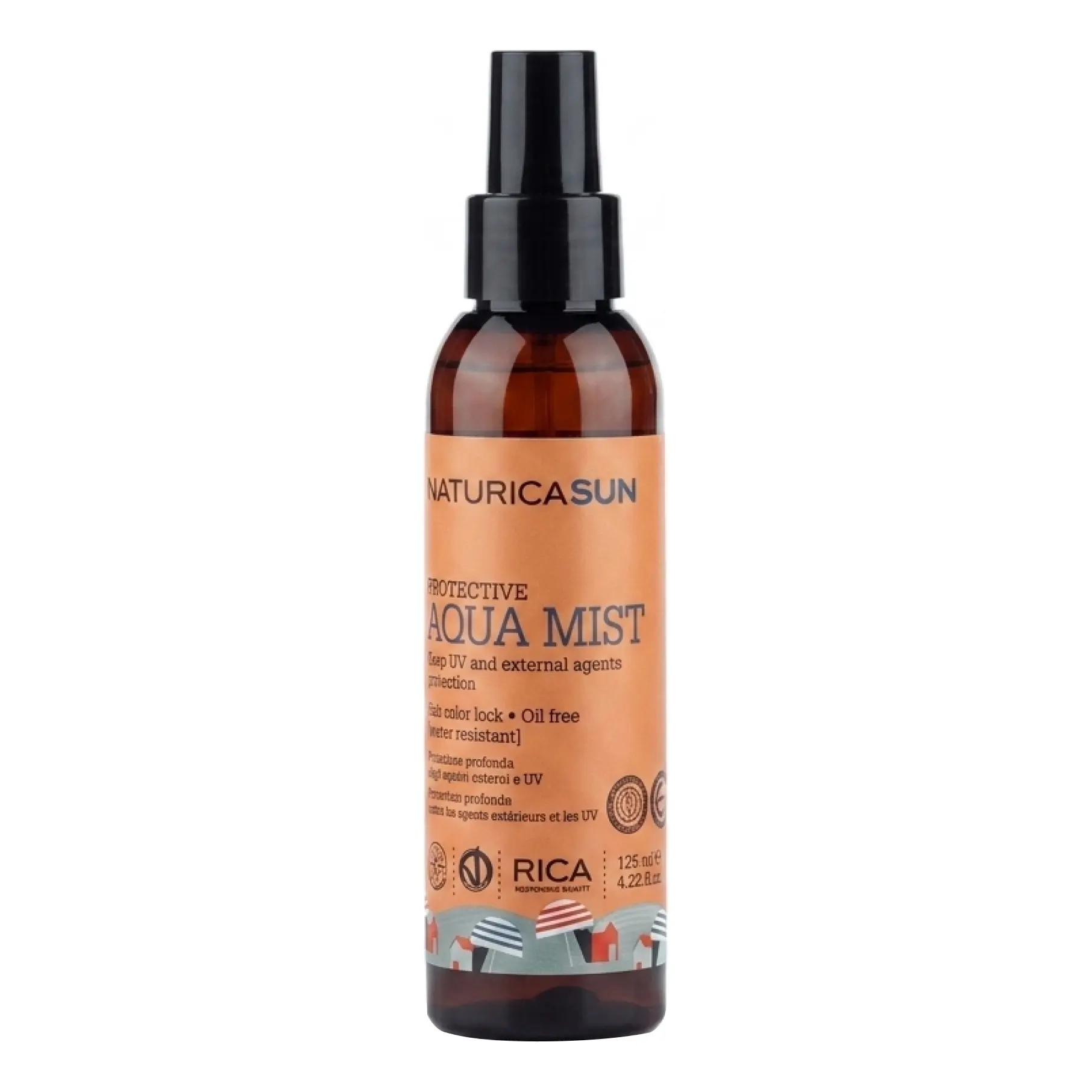Сонцезахисний спрей для волосся Protective Aqua Mist RICA Обʼєм 125 мл