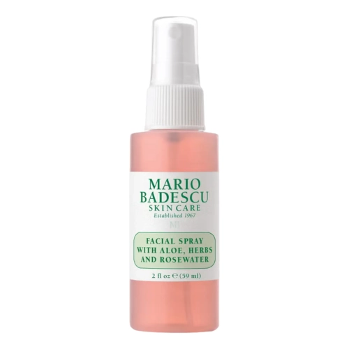 Зволожувальний міст для обличчя з трояндовою водою та алое вера Facial Spray with Aloe, Herbs and Rosewater 59 мл