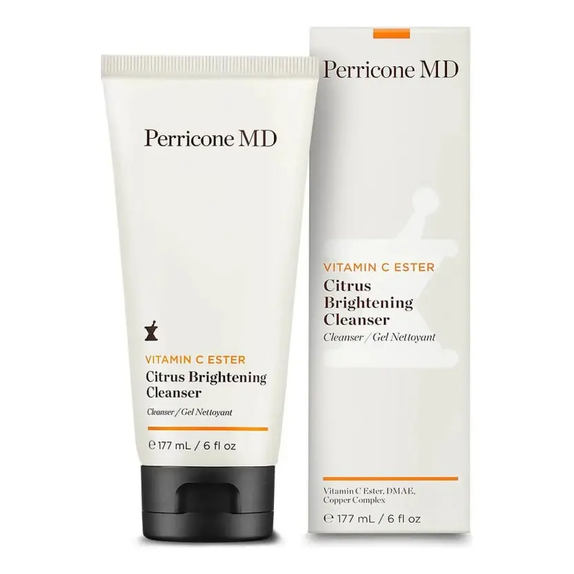 Освітлювальний гель для вмивання Vitamin C Ester Citrus Brightening Cleanser PERRICONE MD Обʼєм 177 мл