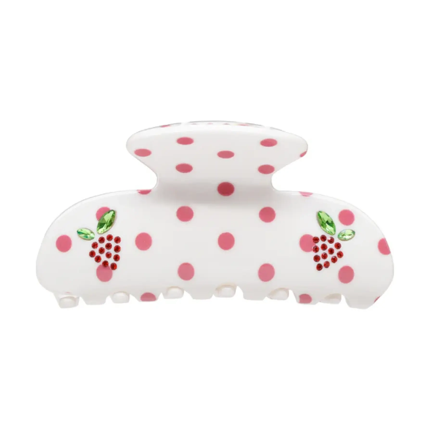 Заколка-краб для волос Sweetheart Clip in Coconut Berry Dot EMI JAY