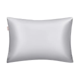 Шелковая наволочка с сатином Soft Silk Pillowcase MON MOU Оттенок Pearl Gray