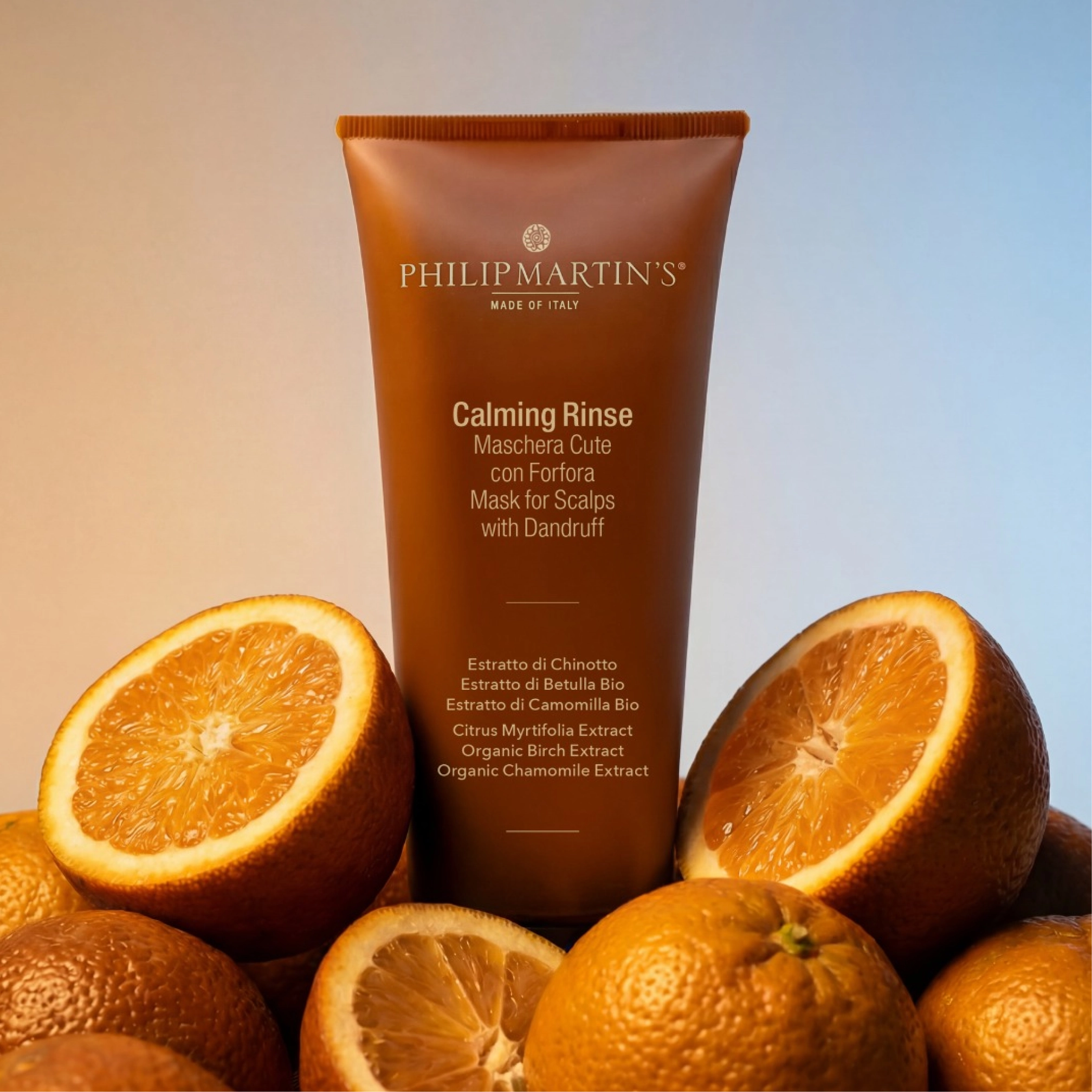 Заспокійлива маска для шкіри голови з проявами лупи Calming Rinse PHILIP MARTIN`S Обʼєм 200 мл — фото 2