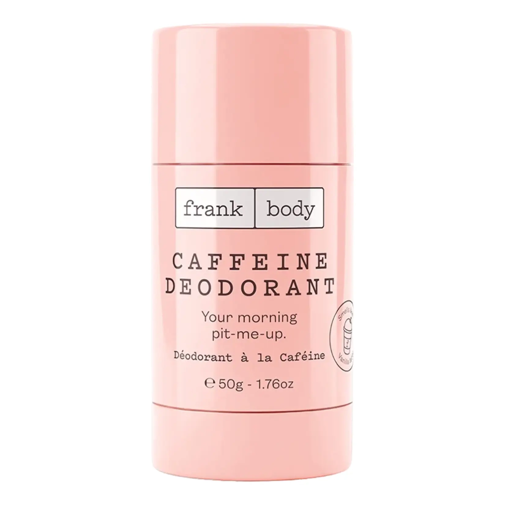 Живильний дезодорант з олією кавових зерен Caffeine Deodorant FRANK BODY Вага 50 г