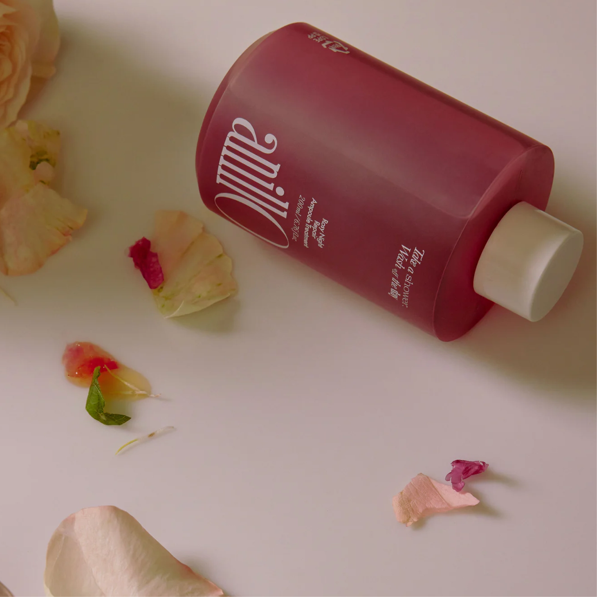Відновлювальна ампула для волосся Rosy Night Repair Ampoule Treatment ANILLO Обʼєм 200 мл — фото 4