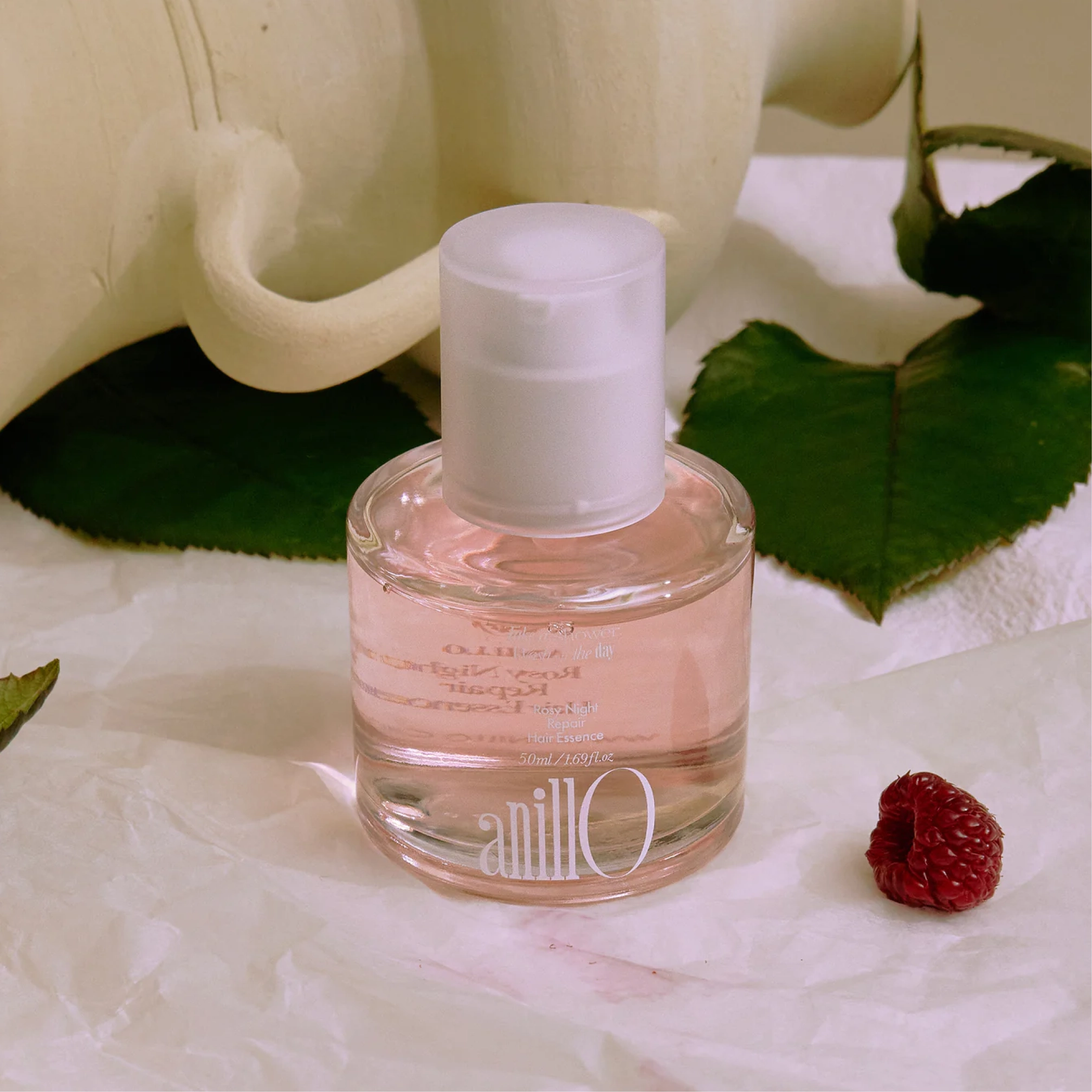 Відновлювальна есенція для волосся Rosy Night Repair Hair Essence ANILLO Обʼєм 50 мл — фото 6