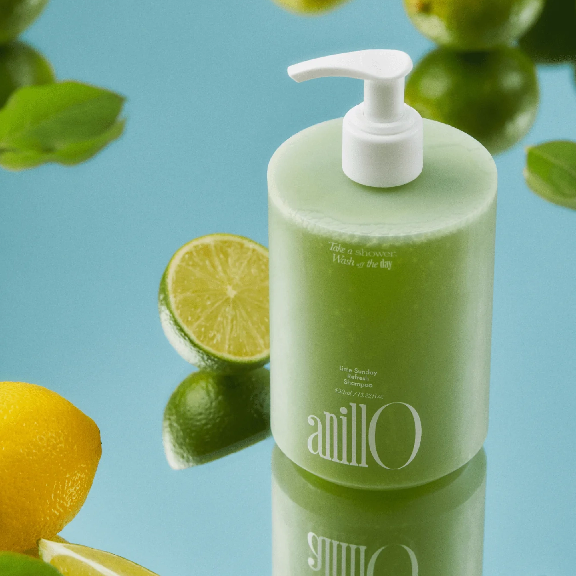 Освіжаючий шампунь для волосся Lime Sunday Refresh Shampoo ANILLO Обʼєм 450 мл — фото 3