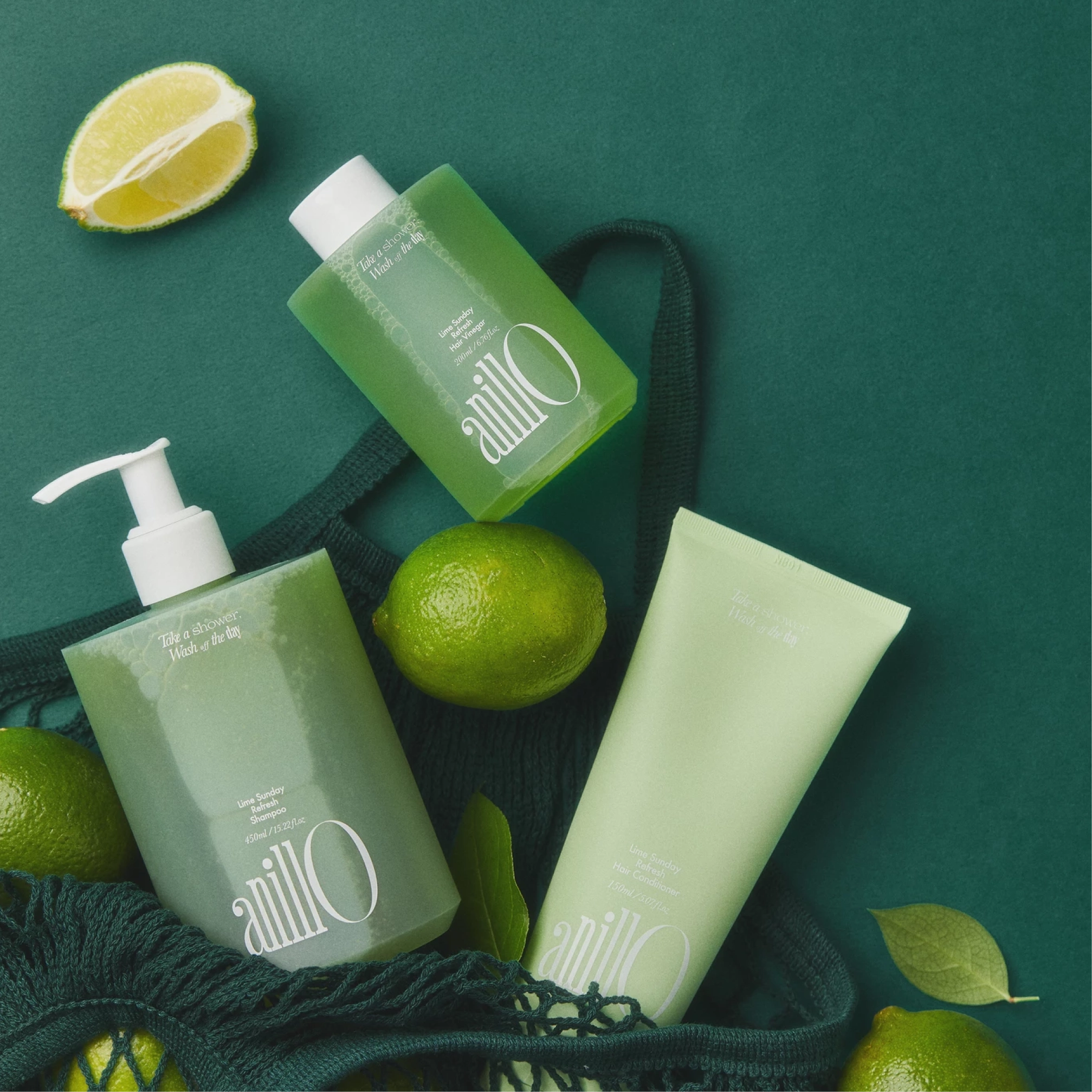 Освіжаючий шампунь для волосся Lime Sunday Refresh Shampoo ANILLO Обʼєм 450 мл — фото 8