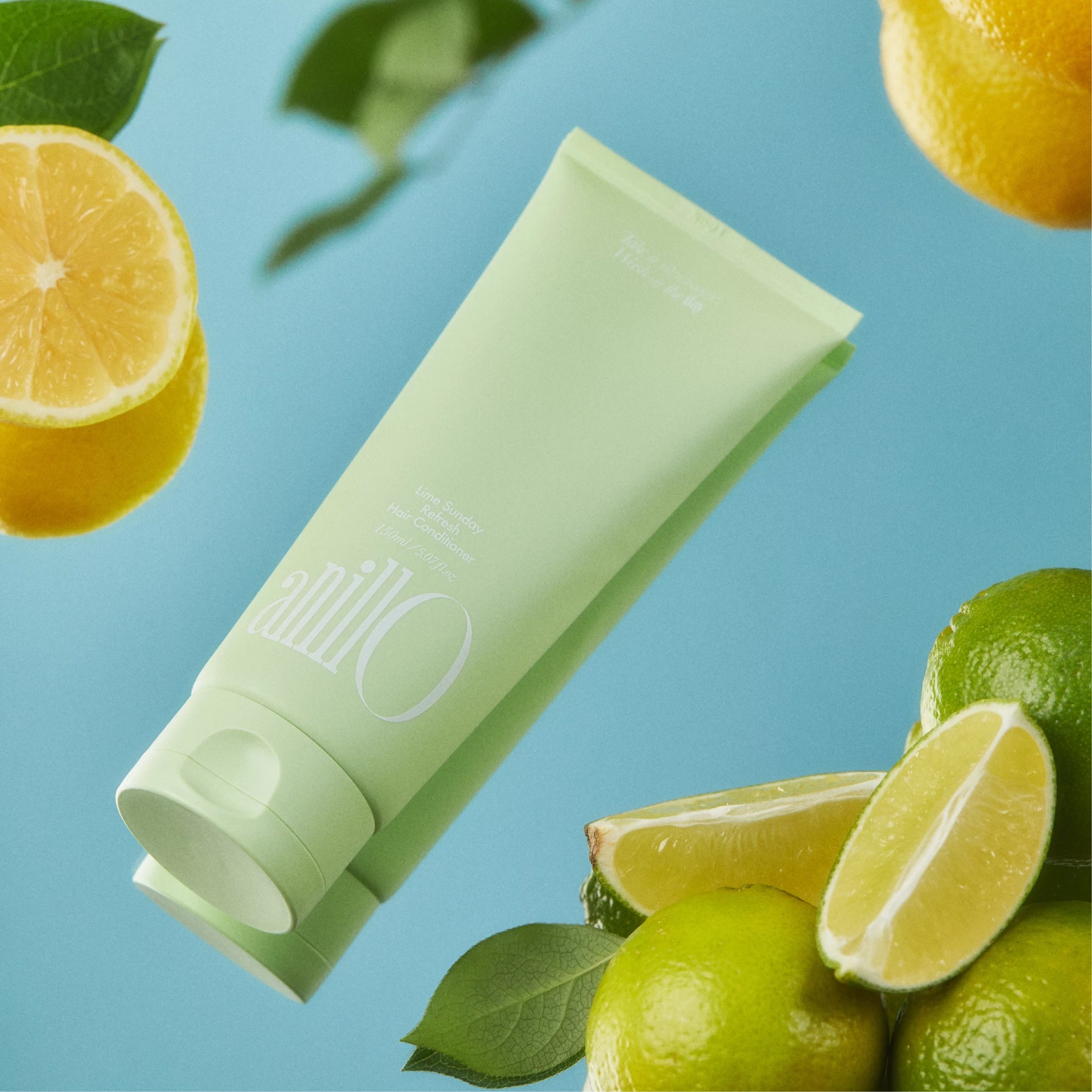 Освіжаючий кондиціонер для волосся Lime Sunday Refresh Hair Conditioner ANILLO Обʼєм 150 мл — фото 6