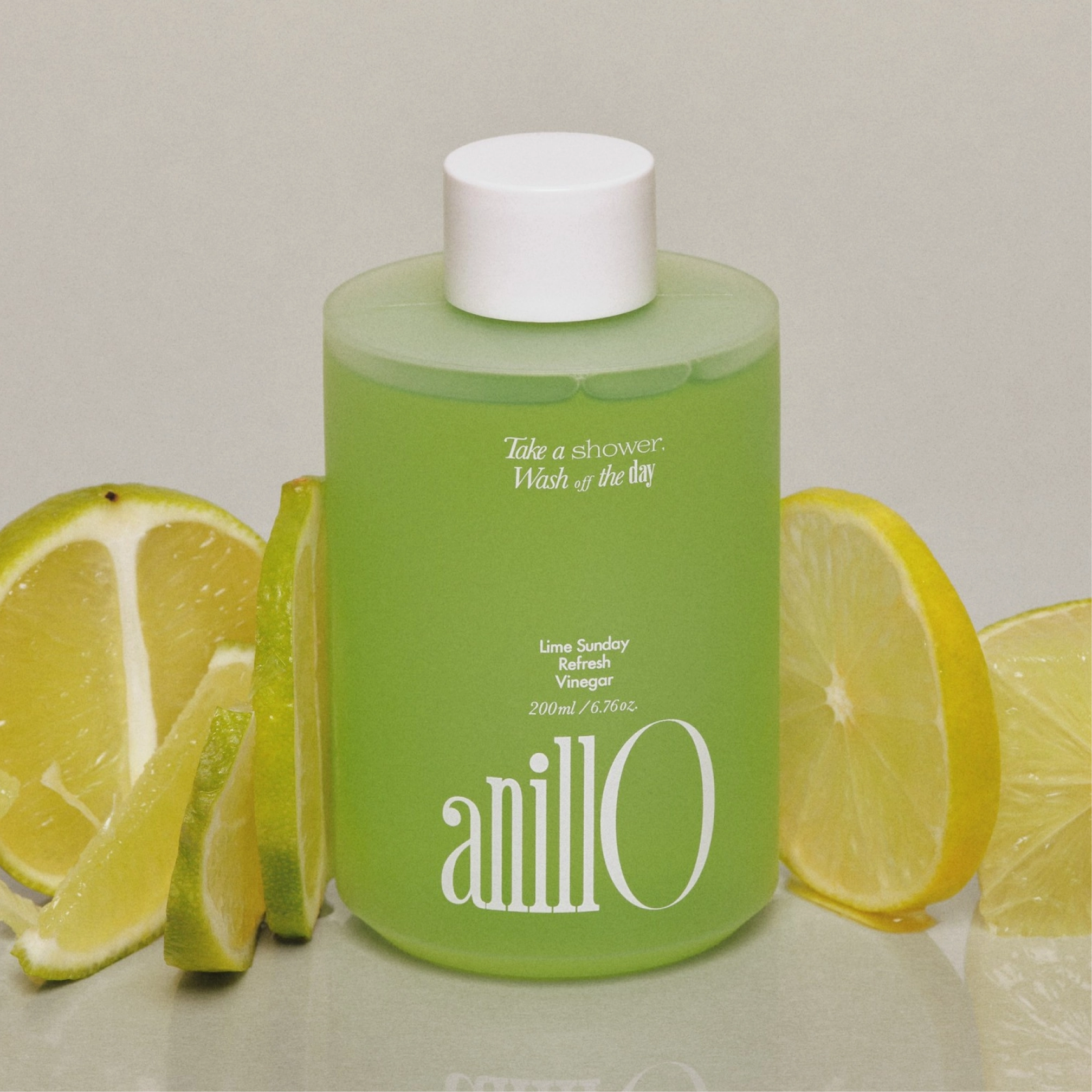 Освіжаючий ополіскувач для волосся Lime Sunday Refresh Hair Vinegar ANILLO Обʼєм 200 мл — фото 4