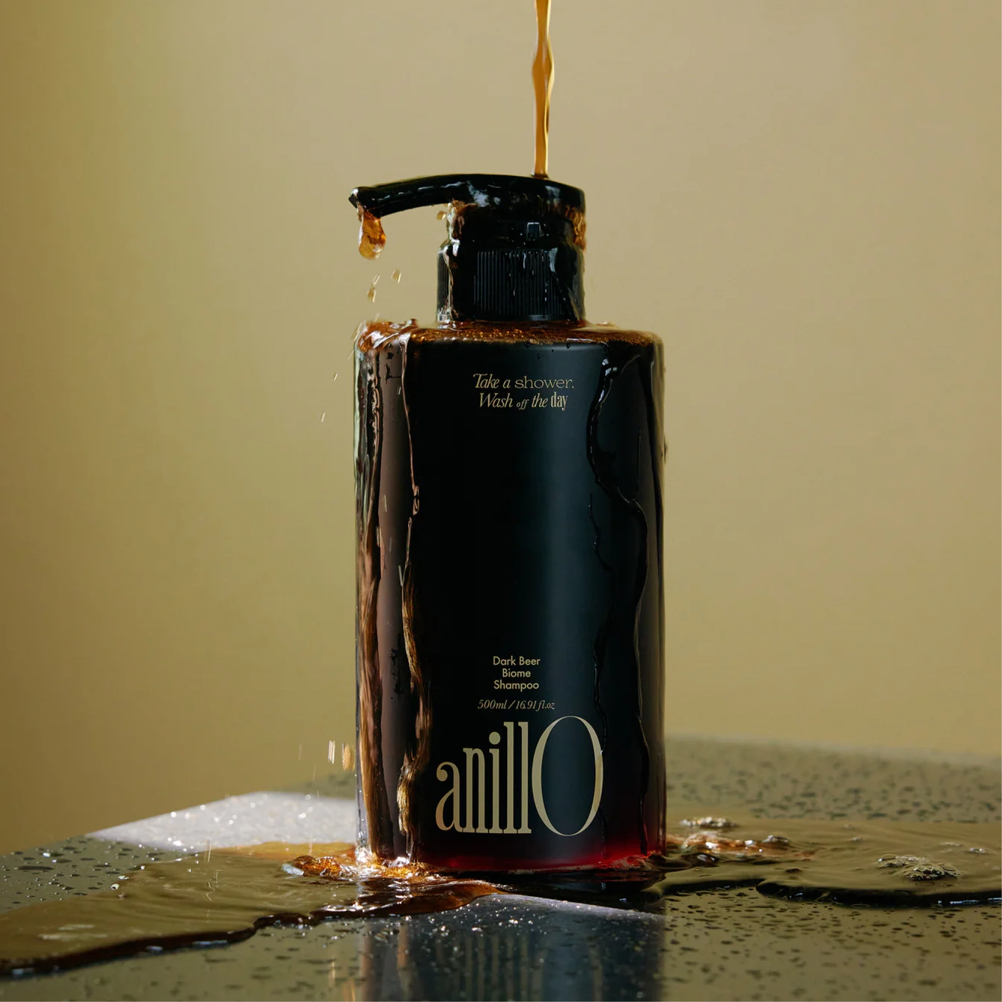 Зміцнювальний шампунь для волосся Dark Beer Biome Shampoo ANILLO Обʼєм 500 мл — фото 4
