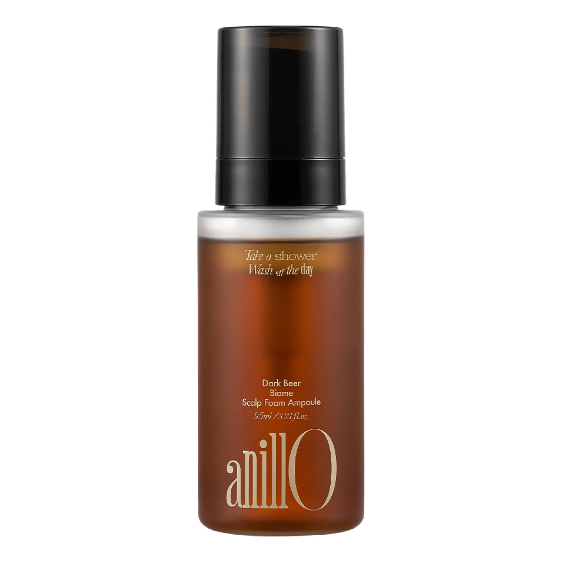 Зміцнювальна пінна ампула для шкіри голови Dark Beer Biome Scalp Foam Ampoule ANILLO Обʼєм 95 мл