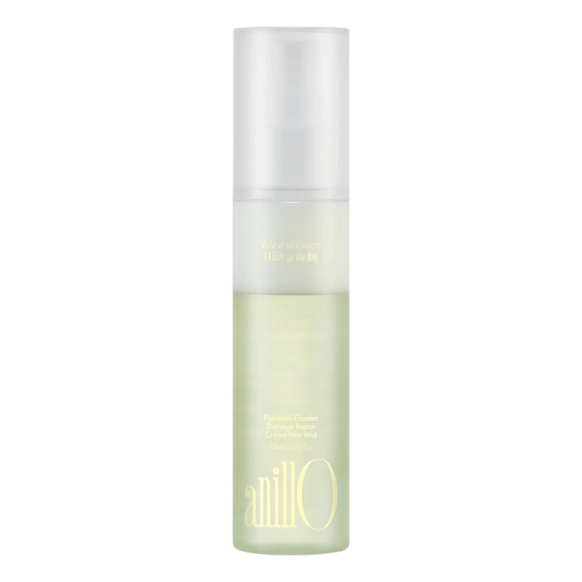 Відновлювальний крем-спрей для дуже пошкодженого волосся Patchouli Garden Damage Repair Cream Hair Mist ANILLO Обʼєм 70 мл