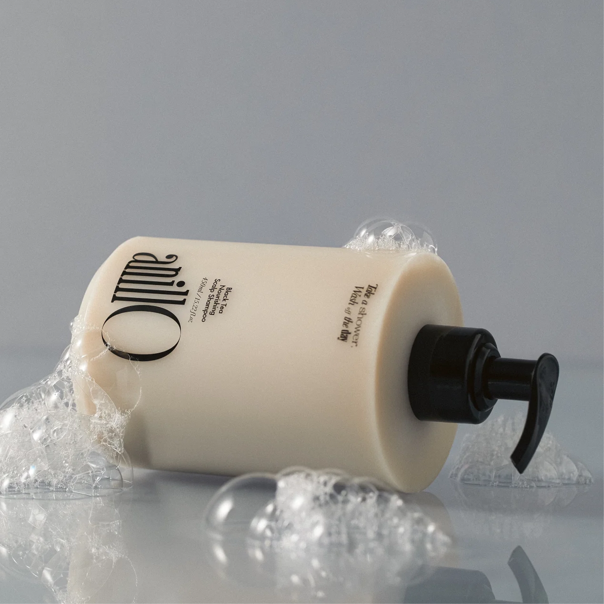 Живильний шампунь проти випадіння волосся Black Tea Nourishing Scalp Shampoo ANILLO Обʼєм 450 мл — фото 7