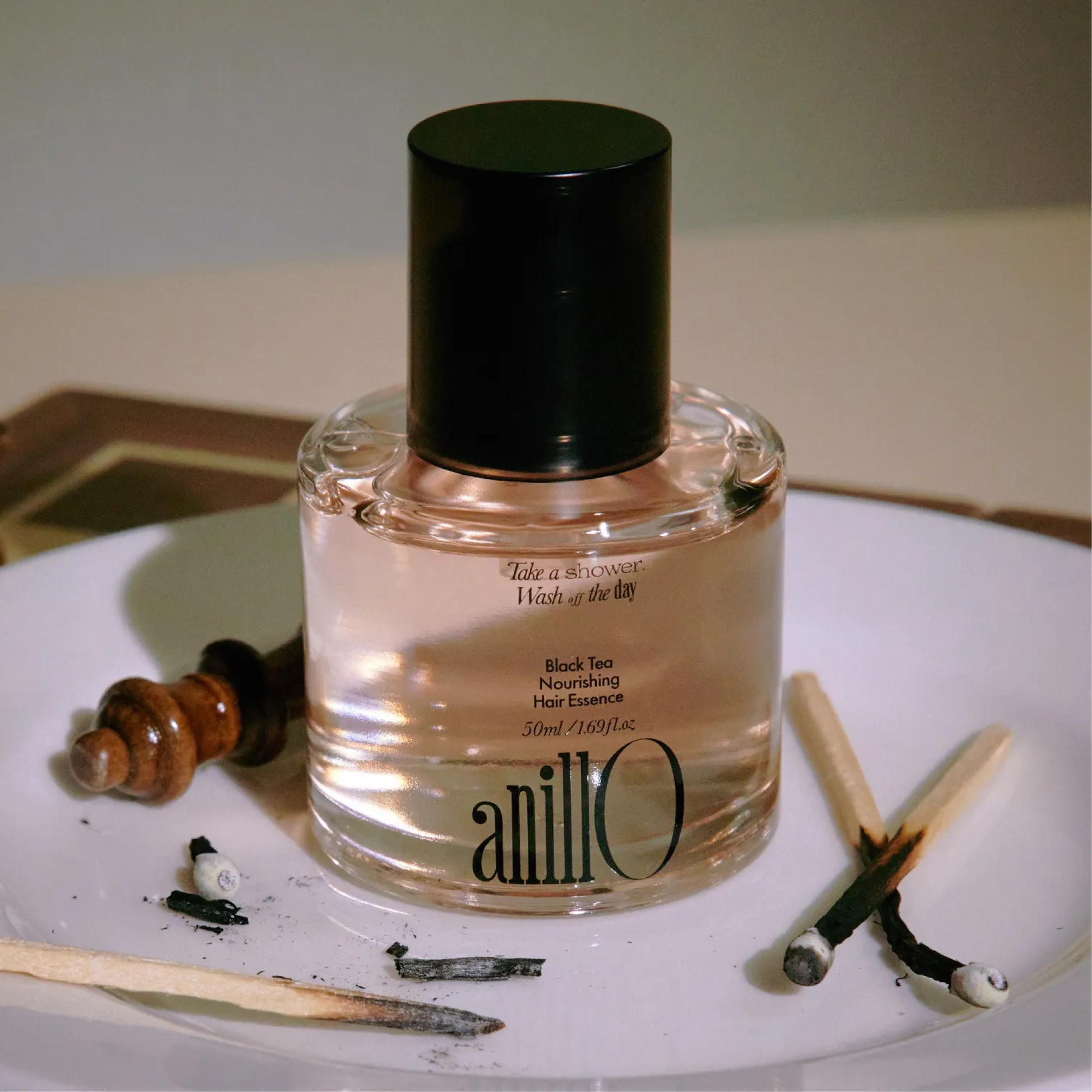 Живильна есенція для волосся Black Tea Nourishing Hair Essence ANILLO Обʼєм 50 мл — фото 3