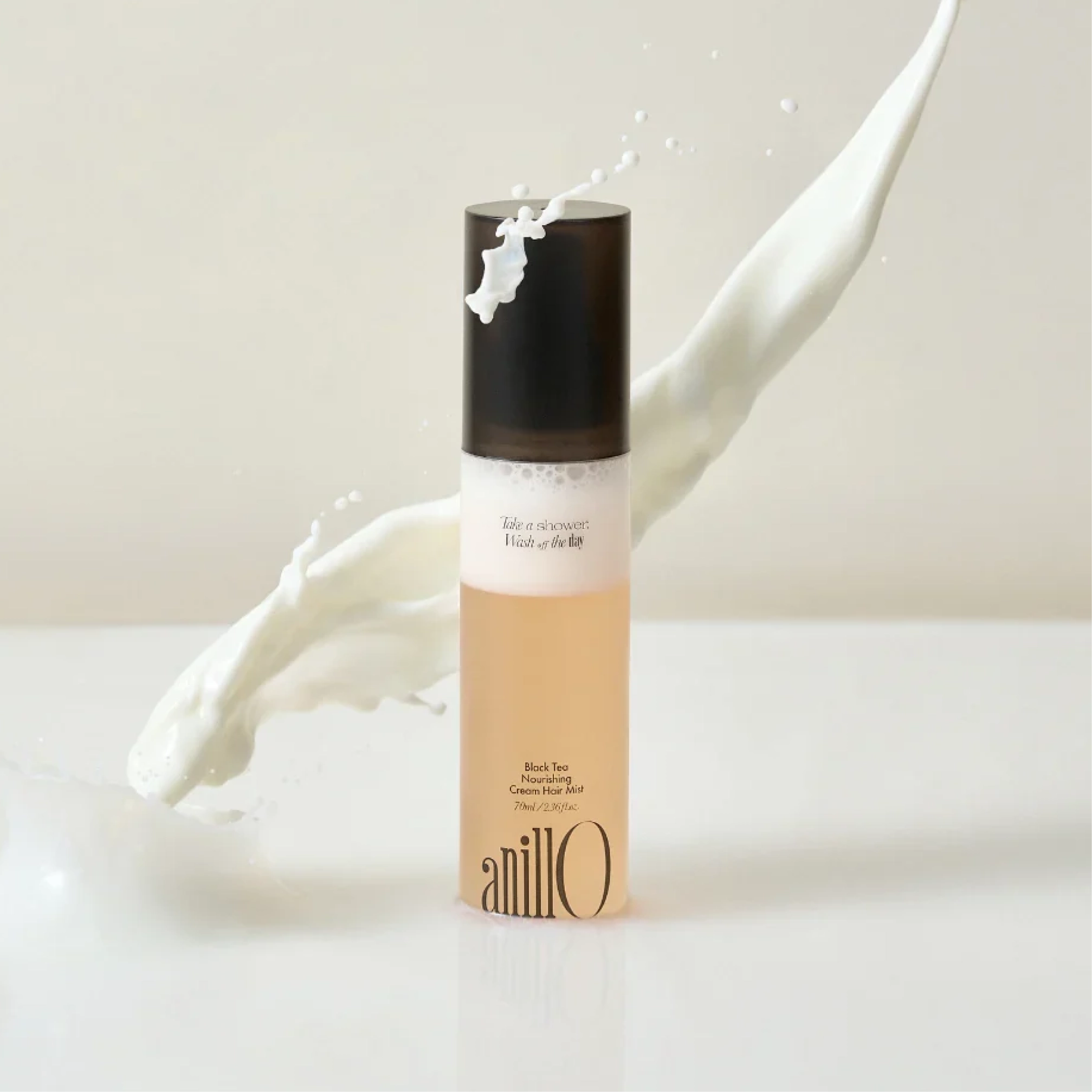 Живильний крем-спрей для волосся Black Tea Nourishing Cream Hair Mist ANILLO Обʼєм 70 мл — фото 6