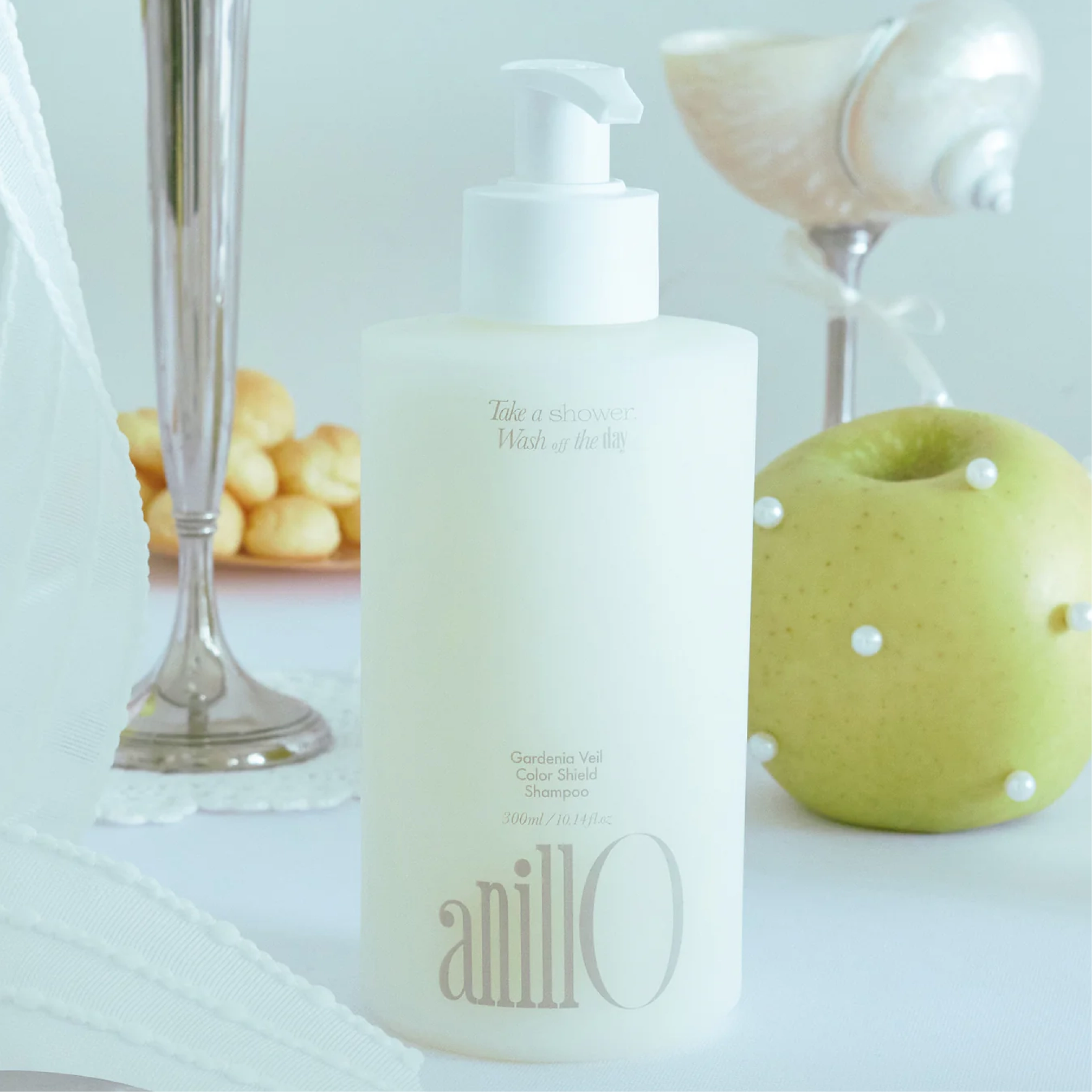Шампунь для фарбованого волосся Gardenia Veil Color Shield Shampoo ANILLO Обʼєм 300 мл — фото 3