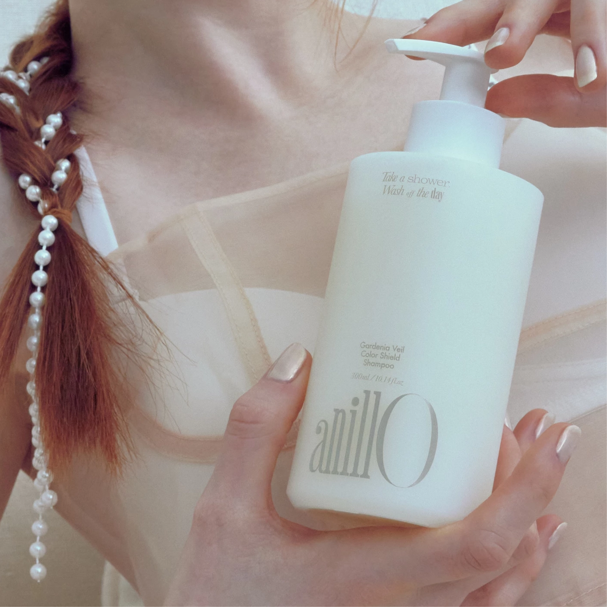 Шампунь для фарбованого волосся Gardenia Veil Color Shield Shampoo ANILLO Обʼєм 300 мл — фото 5
