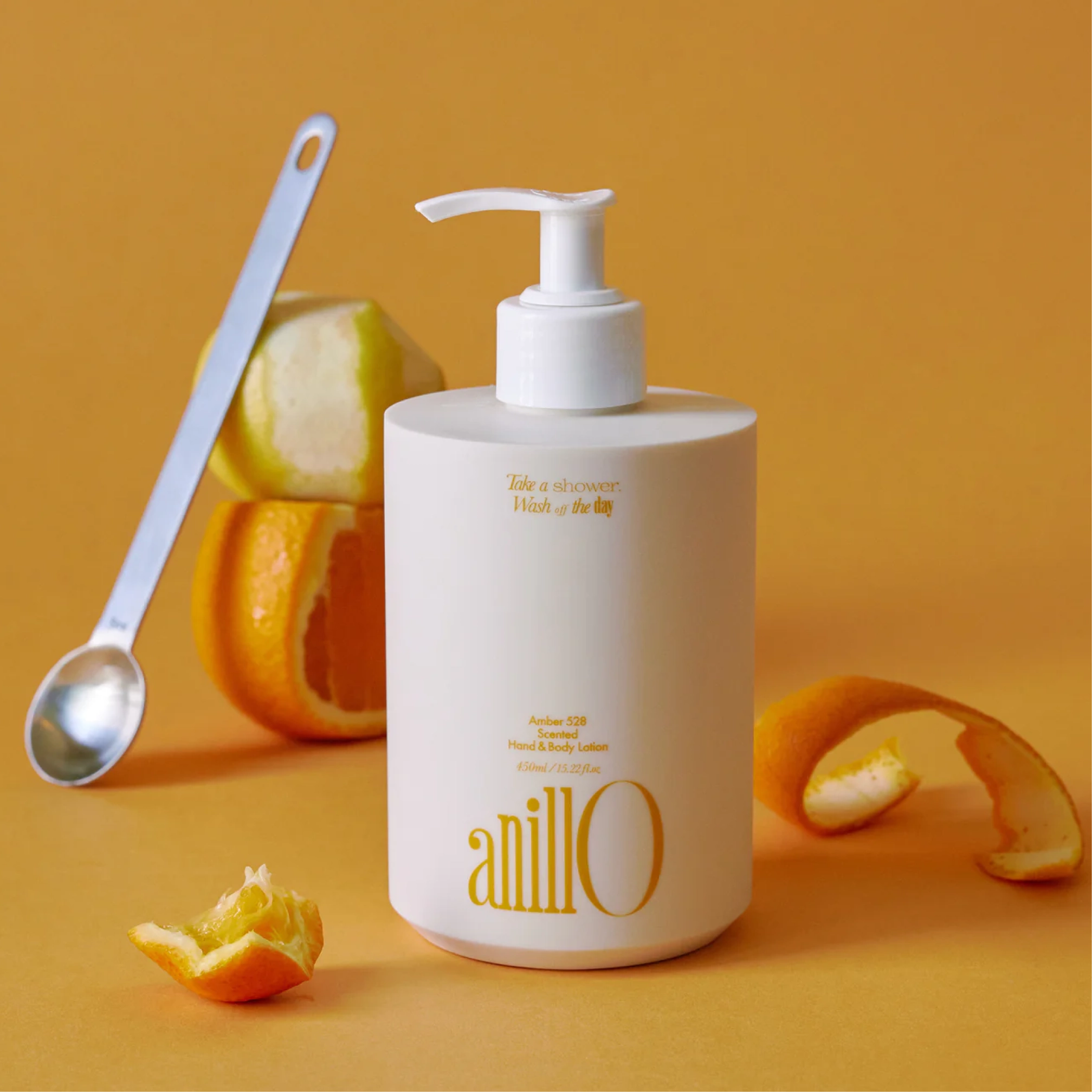 Парфумований лосьйон для рук та тіла Amber 528 Scented Hand & Body Lotion ANILLO Обʼєм 450 мл — фото 6
