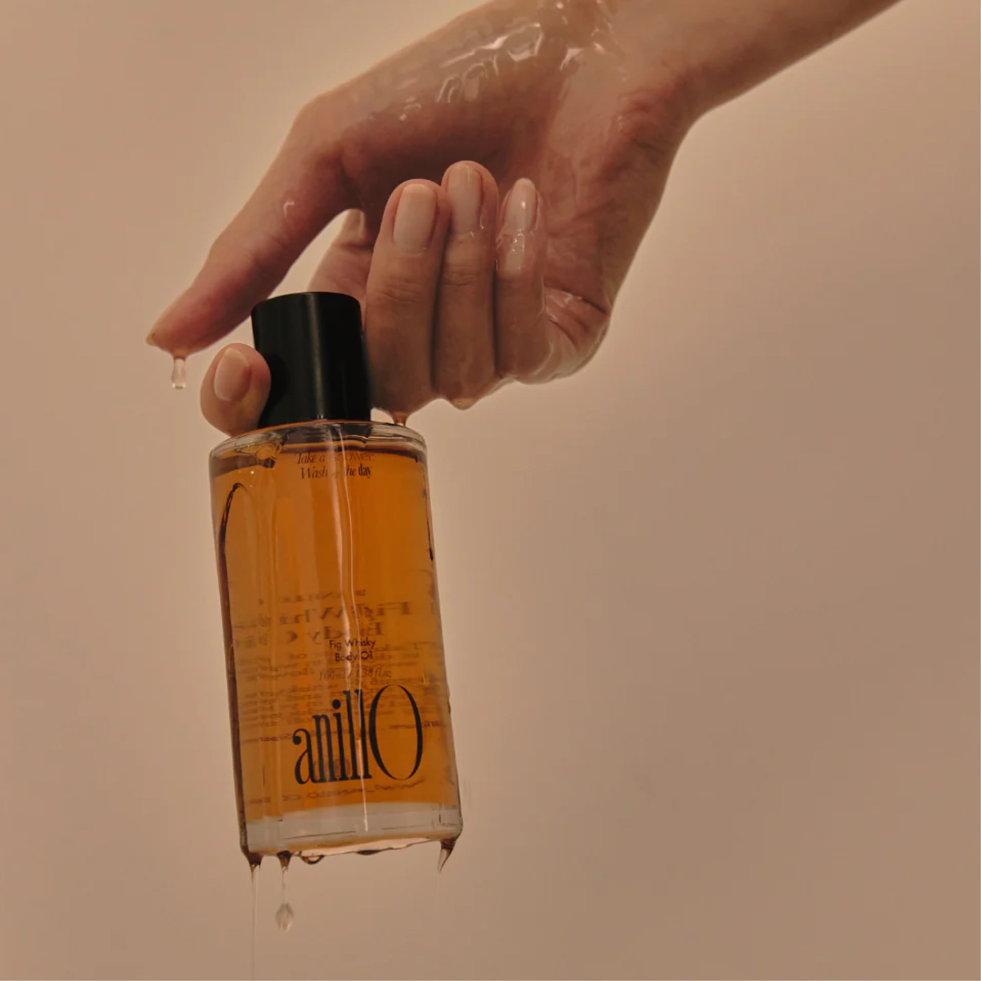 Живильна парфумована олія для тіла Fig Whisky Body Oil ANILLO Обʼєм 100 мл — фото 3