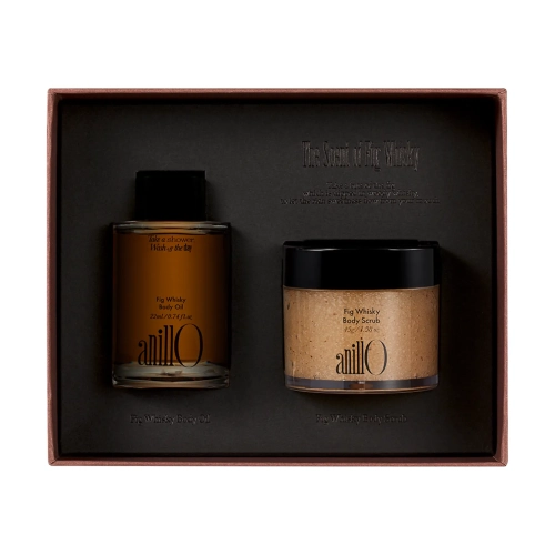 Набір для гладкості та живлення шкіри тіла Fig Whisky Discovery Body Set anillo