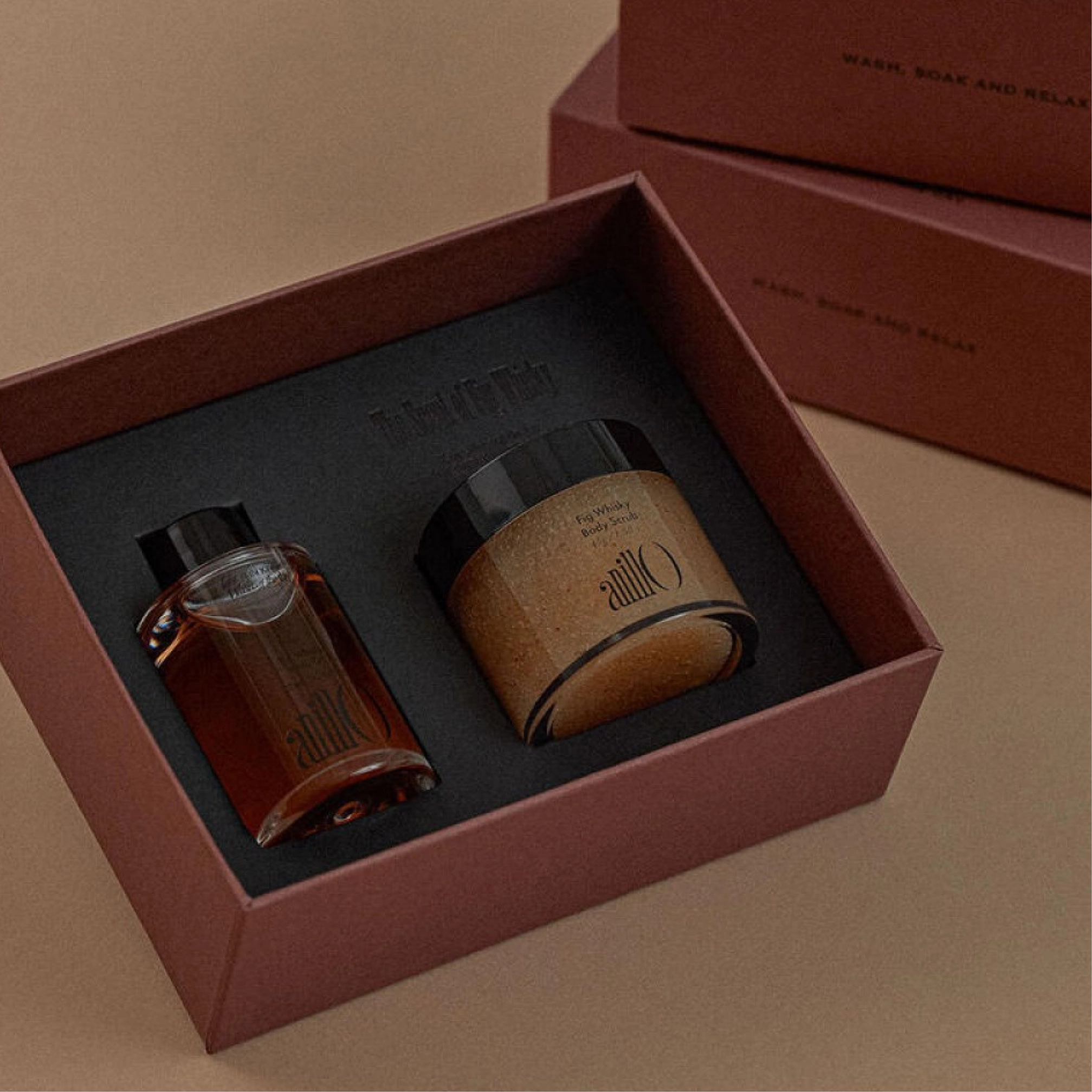 Набор для гладкости и питания кожи тела Fig Whisky Discovery Body Set ANILLO — фото 2