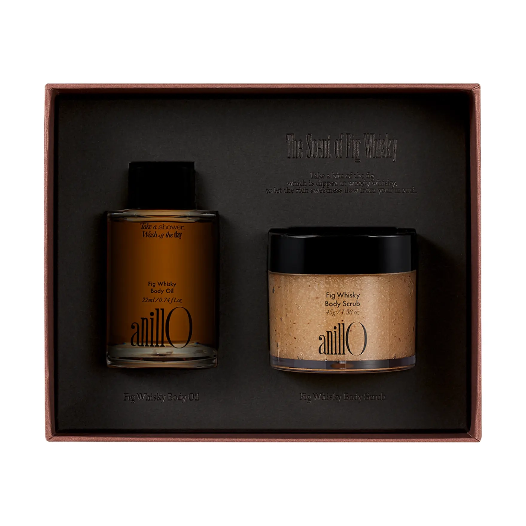 Набор для гладкости и питания кожи тела Fig Whisky Discovery Body Set ANILLO