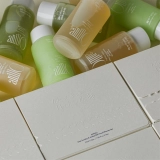 Парфумований набір для догляду за волоссям та тілом Lime Sunday & Amber 528 Travel Shower Kit ANILLO — фото 5