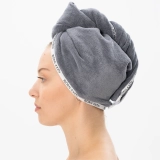 Тюрбан для волос Hair Towel Wrap BJÖRN AXÉN Оттенок Gray — фото 3