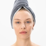 Тюрбан для волос Hair Towel Wrap BJÖRN AXÉN Оттенок Gray — фото 2
