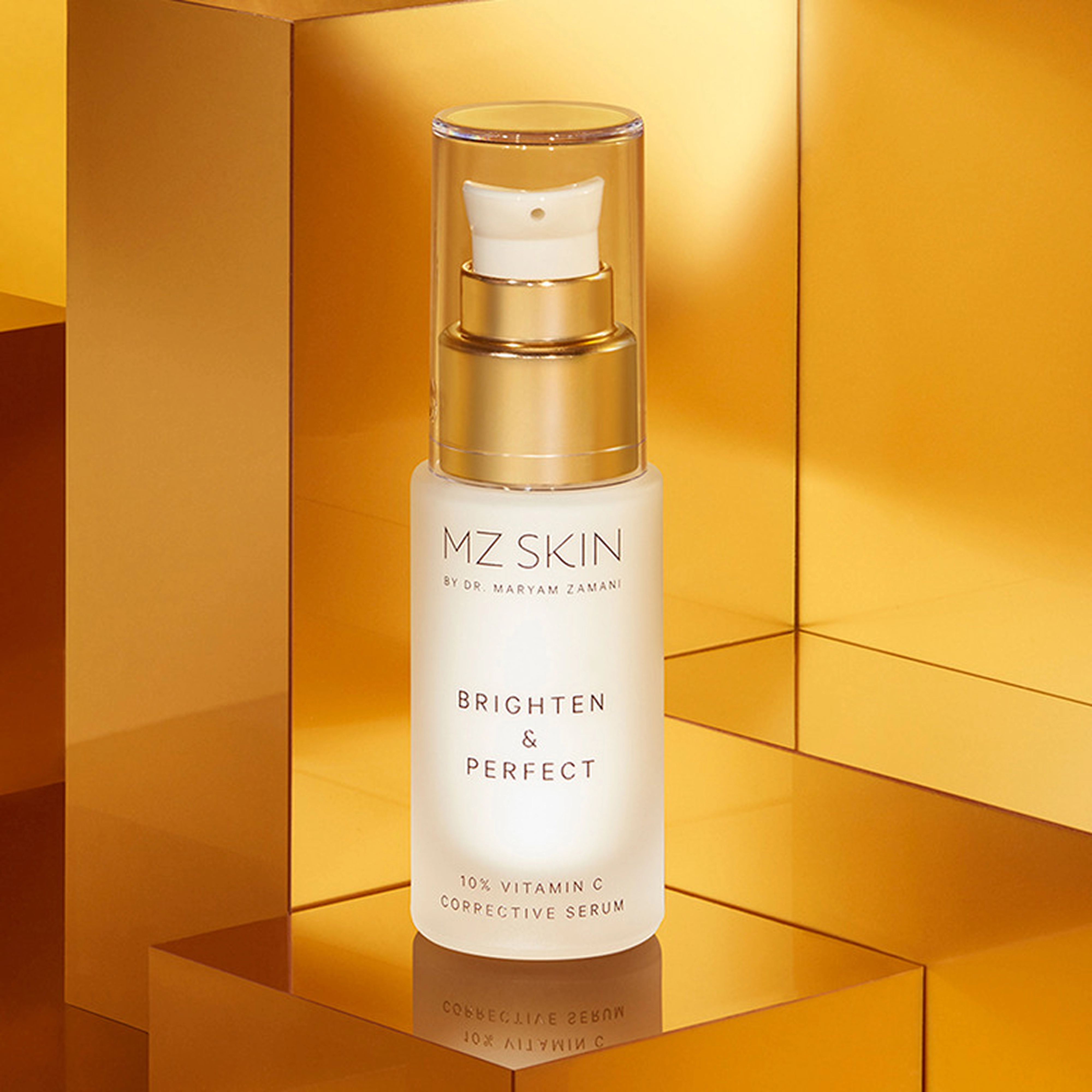 Освітлююча сироватка з 10% вітаміном С Brighten & Perfect MZ SKIN Обʼєм 30 мл — фото 7