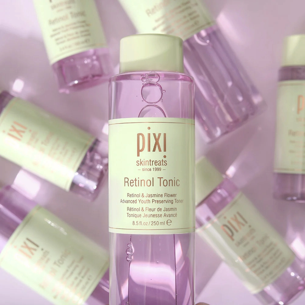 Тонік для обличчя з ретинолом уповільненого вивільнення Retinol Tonic PIXI Обʼєм 250 мл — фото 3