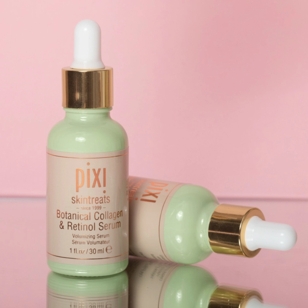 Відновлююча сироватка з колагеном та ретинолом для пружності шкіри Botanical Collagen & Retinol Serum PIXI Обʼєм 30 мл — фото 3