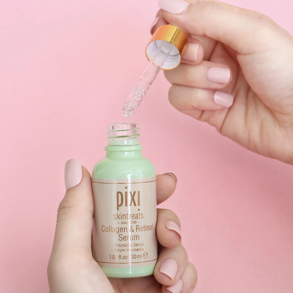 Відновлююча сироватка з колагеном та ретинолом для пружності шкіри Botanical Collagen & Retinol Serum PIXI Обʼєм 30 мл — фото 2