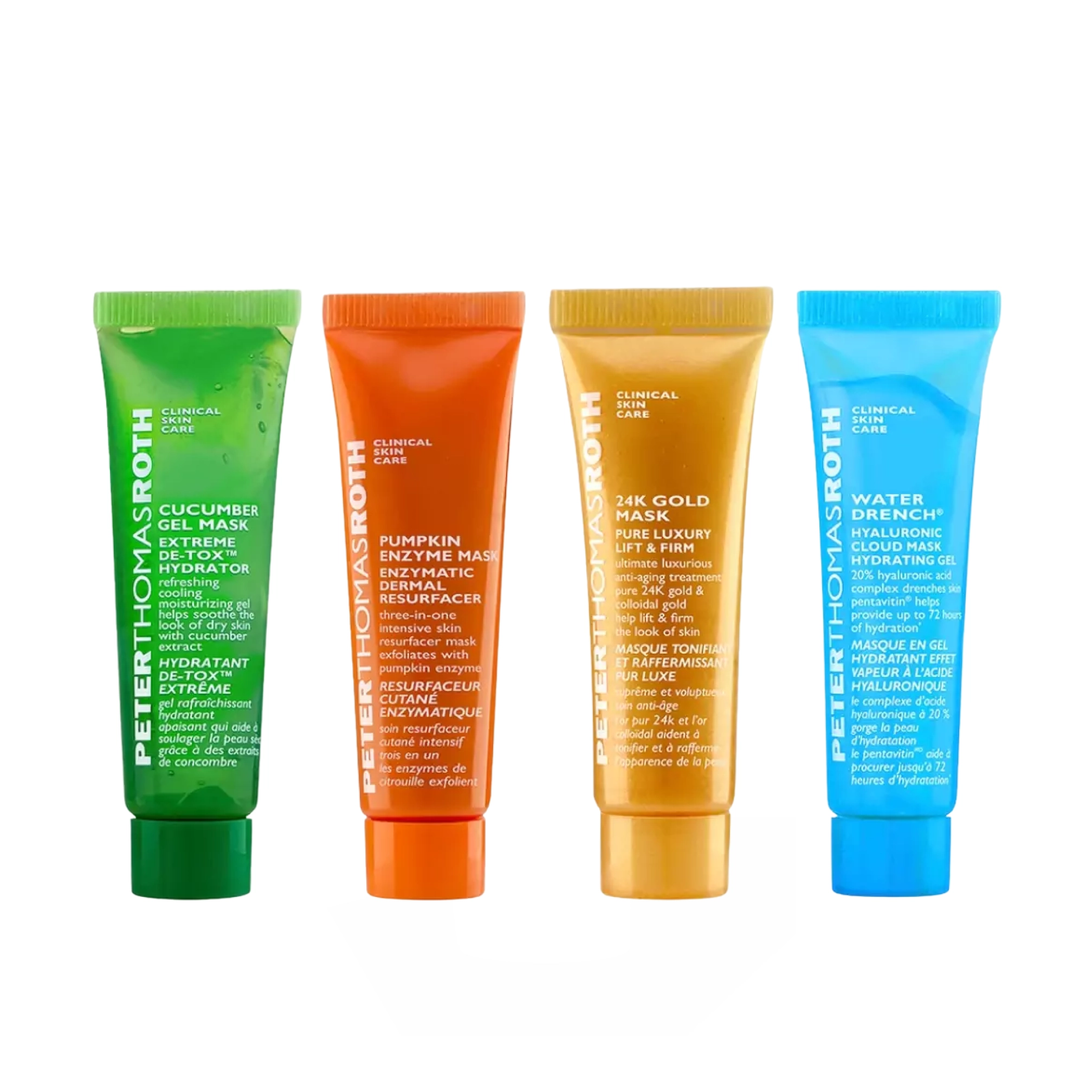 Набор минимасок для комплексного ухода за кожей в косметичке Masking Minis 4-Piece Kit PETER THOMAS ROTH — фото 2