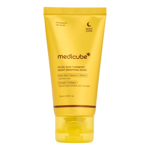 Ночная маска с койевой кислотой и куркумой Kojic Acid Turmeric Night Wrapping Mask medicube